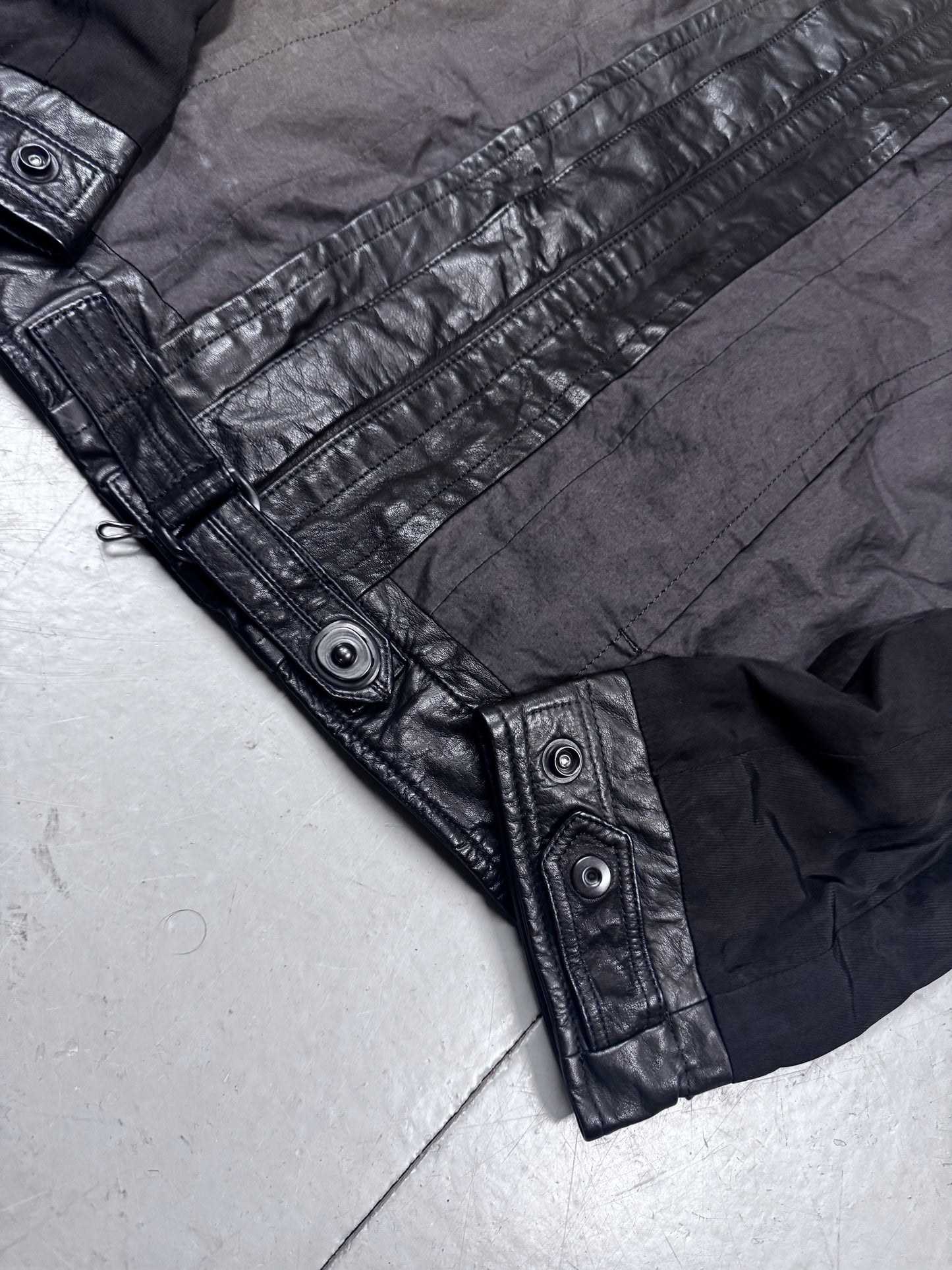 Julius SS09 Leather Trim Jacket