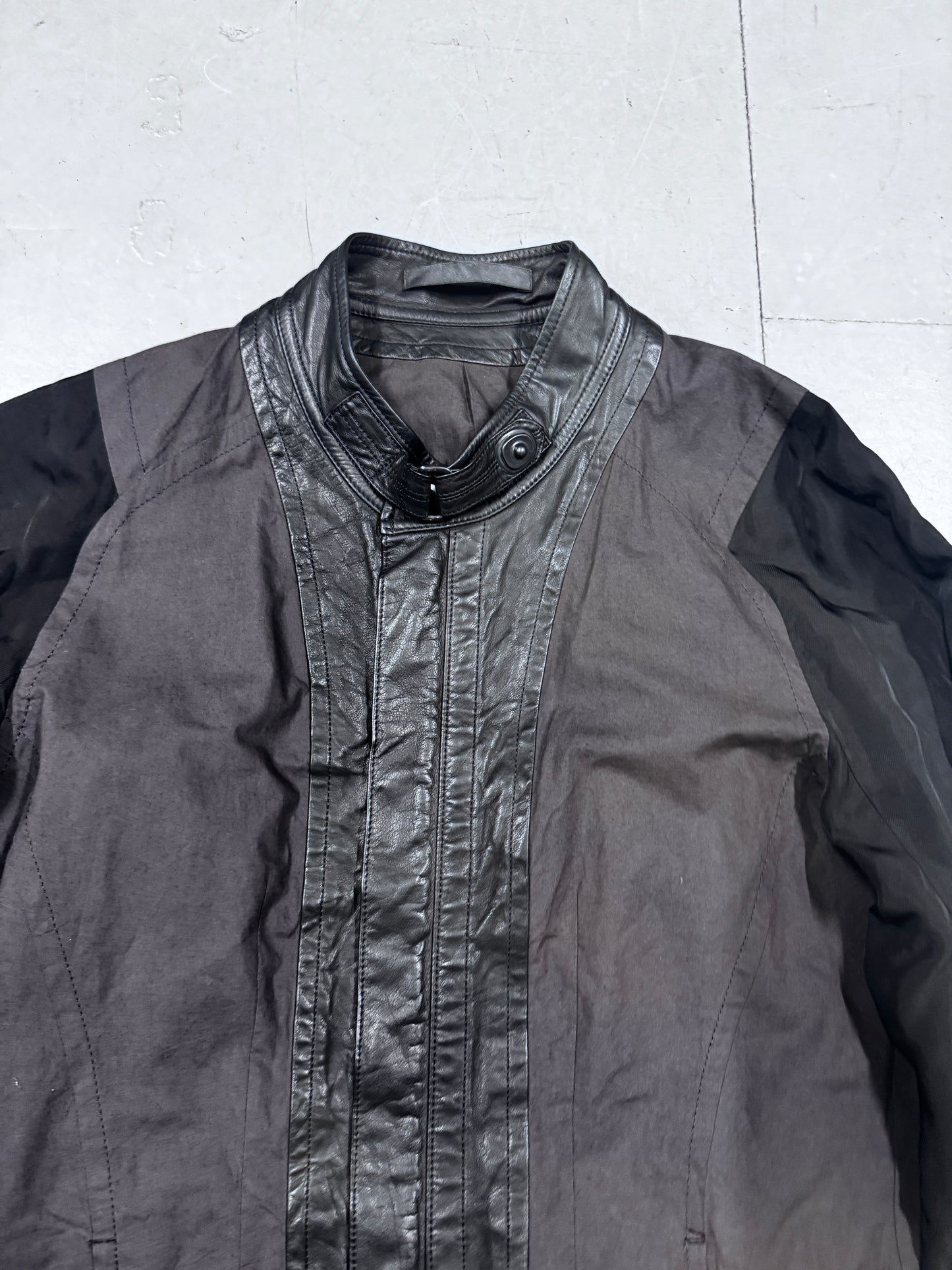 Julius SS09 Leather Trim Jacket