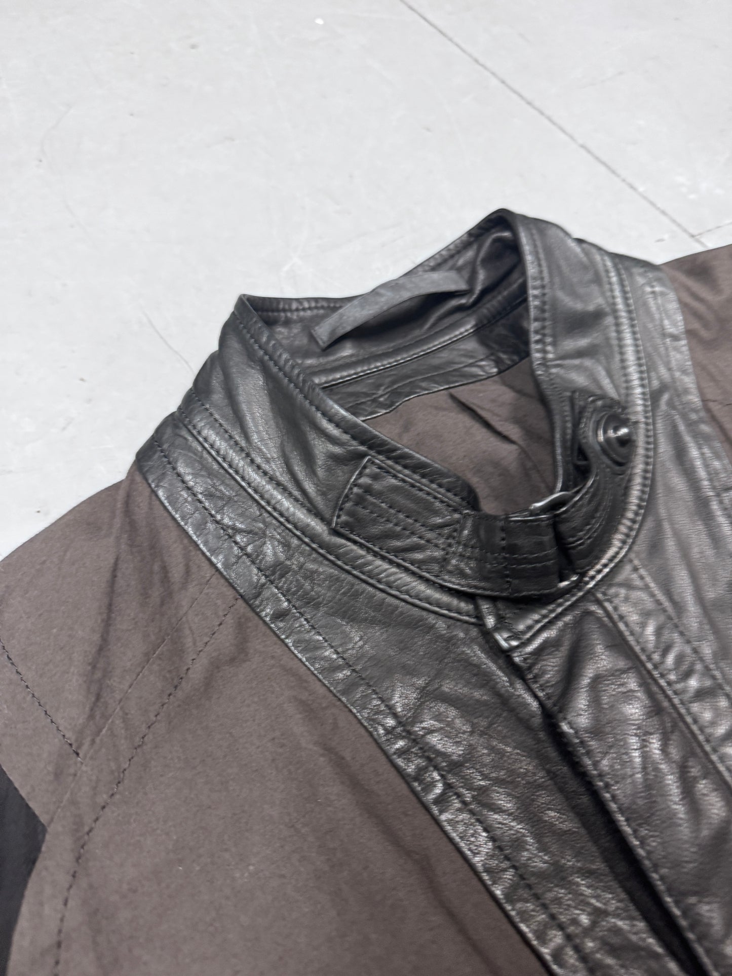 Julius SS09 Leather Trim Jacket