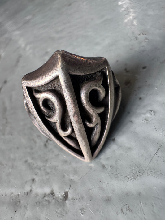 bu-boom 925 japanese shield ring