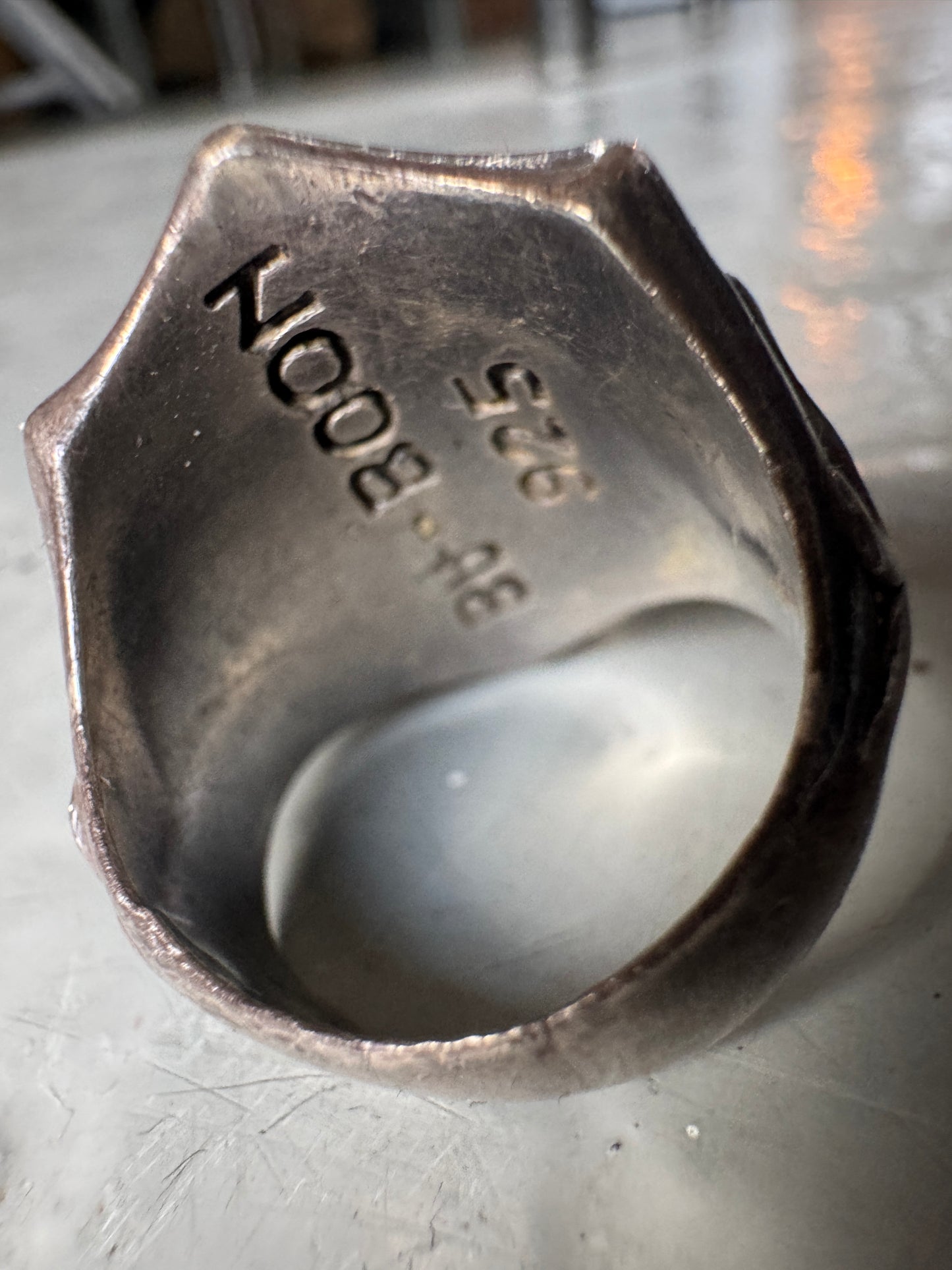 bu-boom 925 japanese shield ring