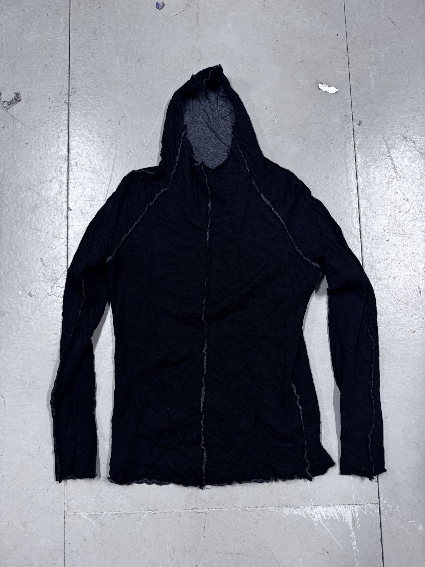 AF Artefact Exposed Seam Ninja Hoodie
