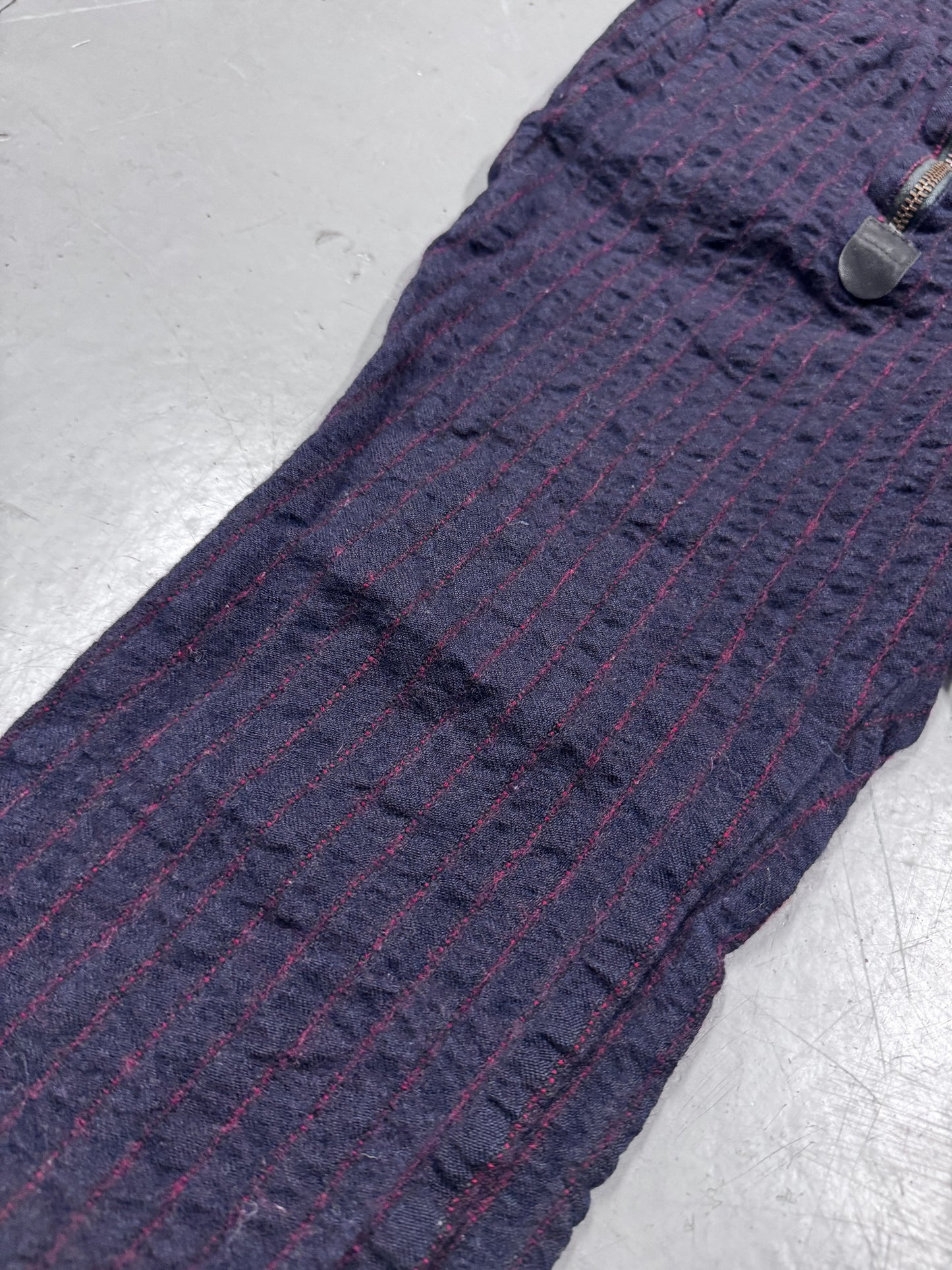 Klasica Shrunken Double Zipper Pants