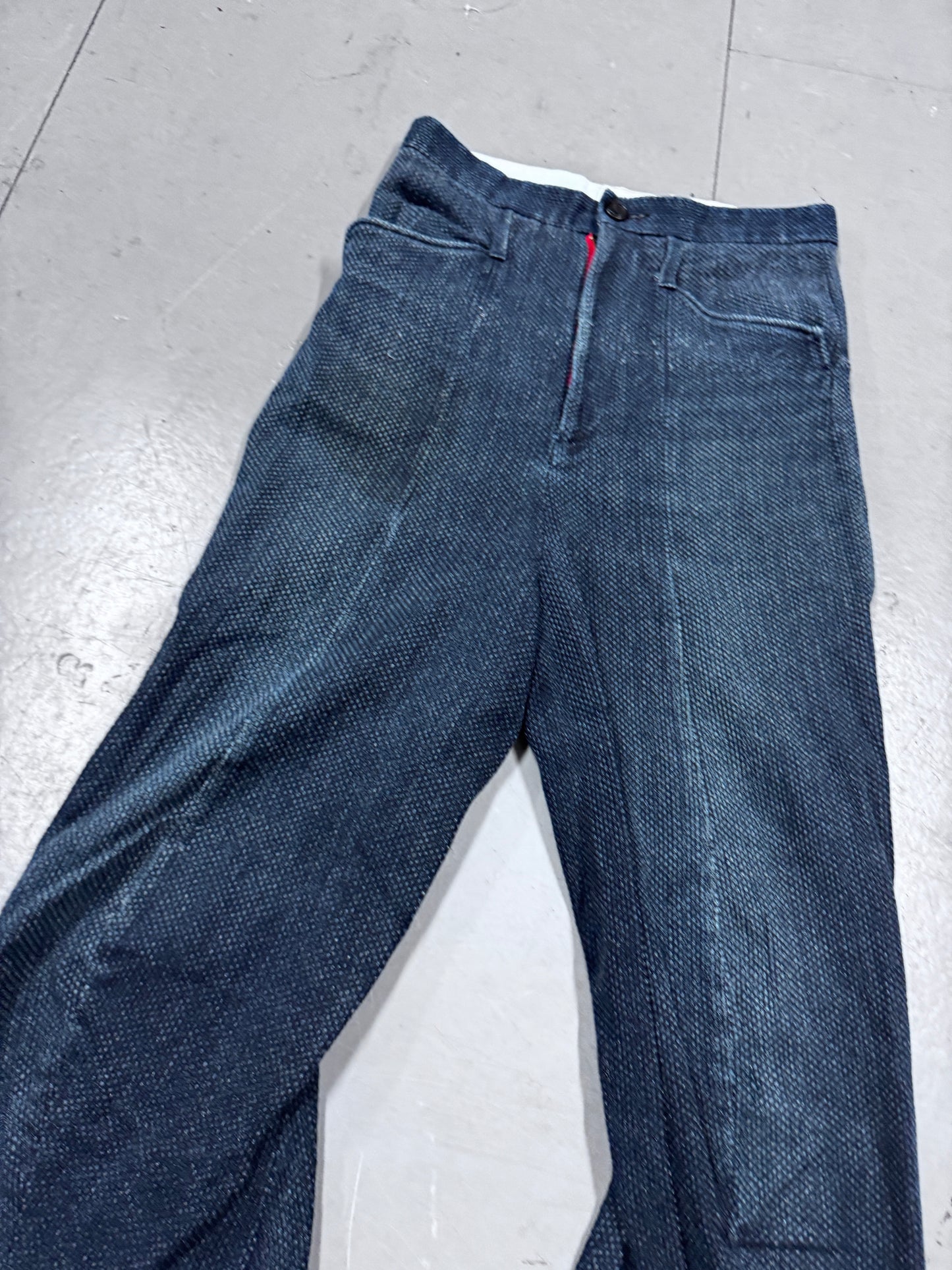 Kozaburo Woven 3D Flare Trousers