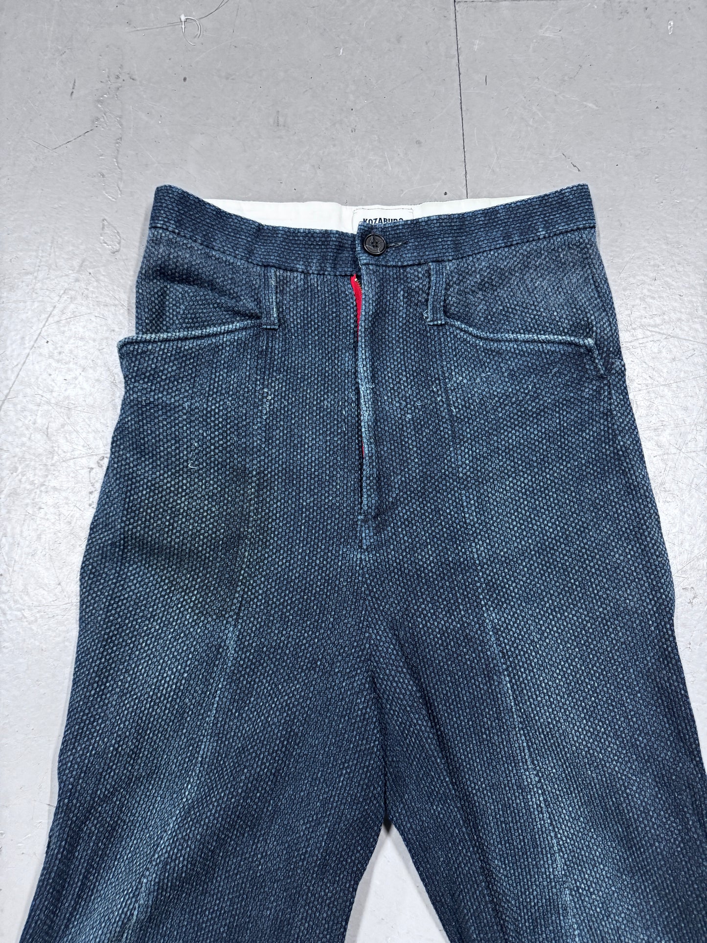 Kozaburo Woven 3D Flare Trousers