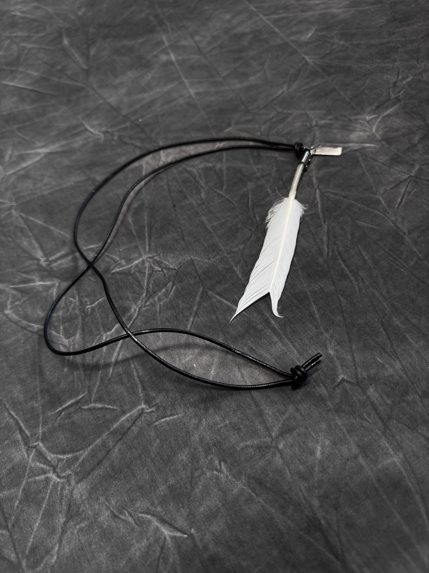 Ann Demeulemeester Feather Necklace