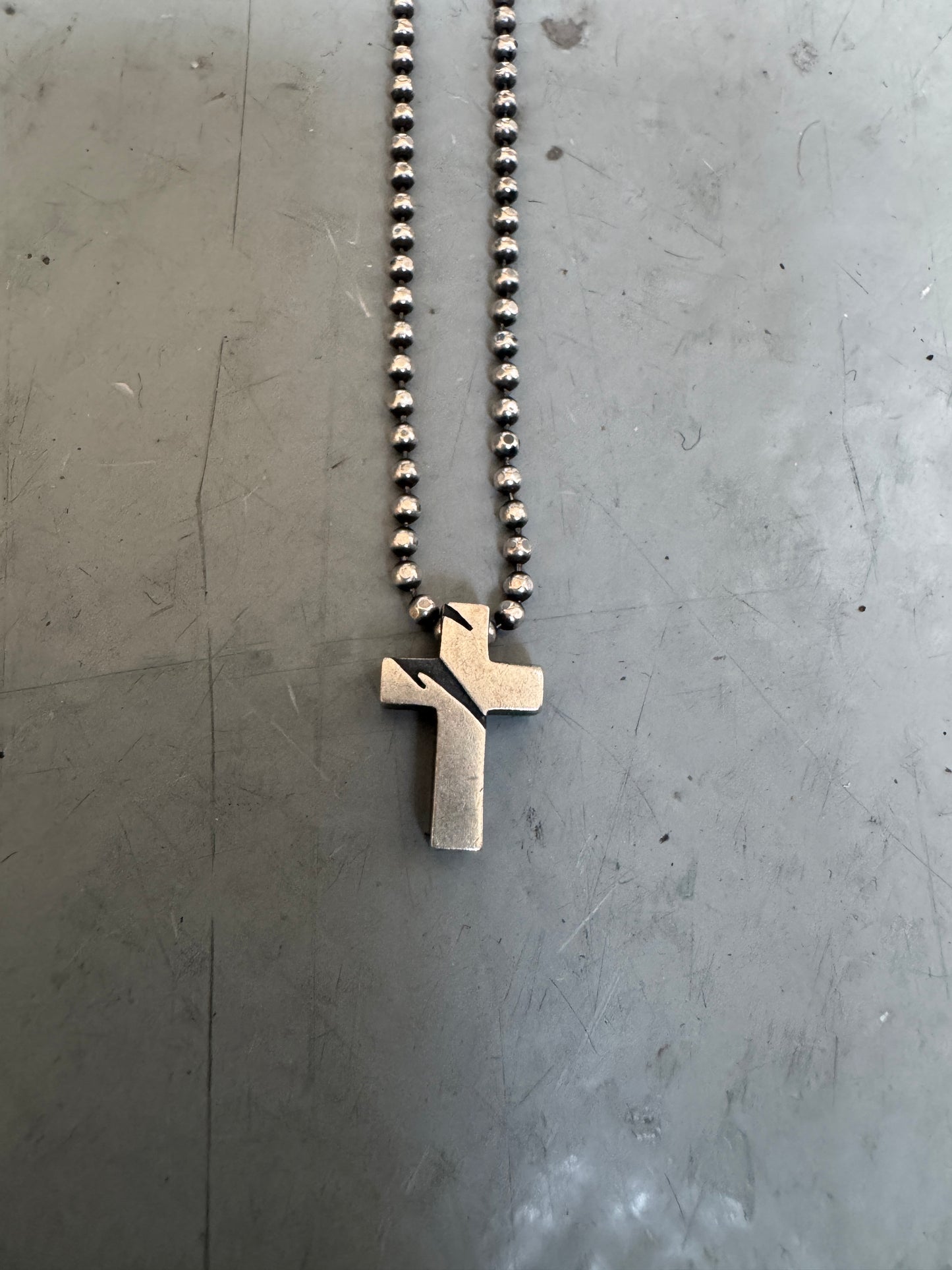 kiryuyrik 925 silver claw cross necklace