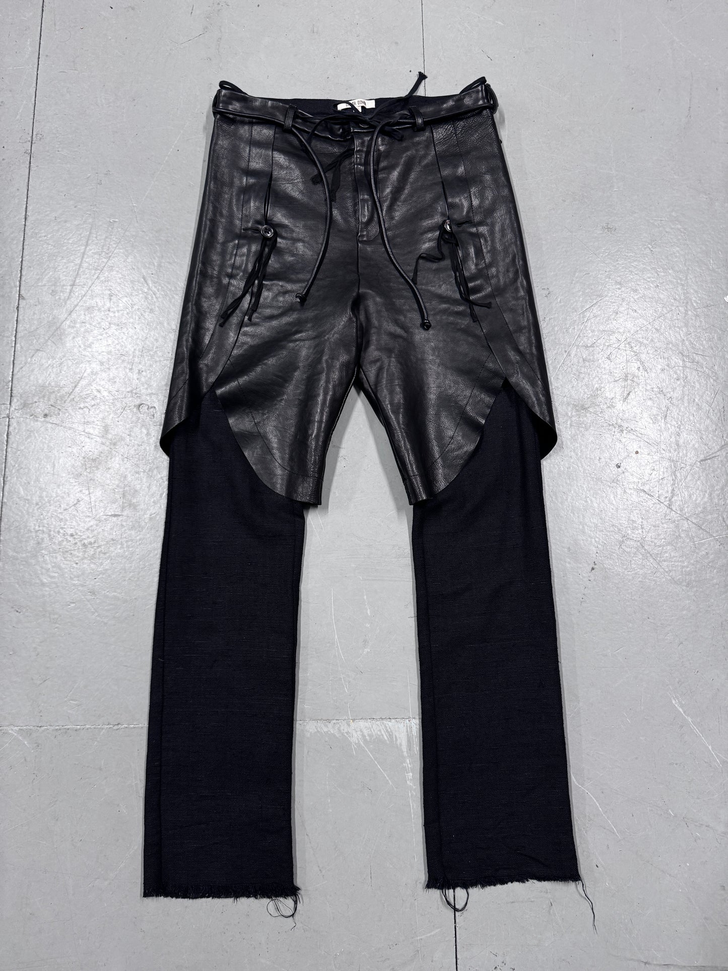 Damir Doma AW09 Layered Leather Trousers
