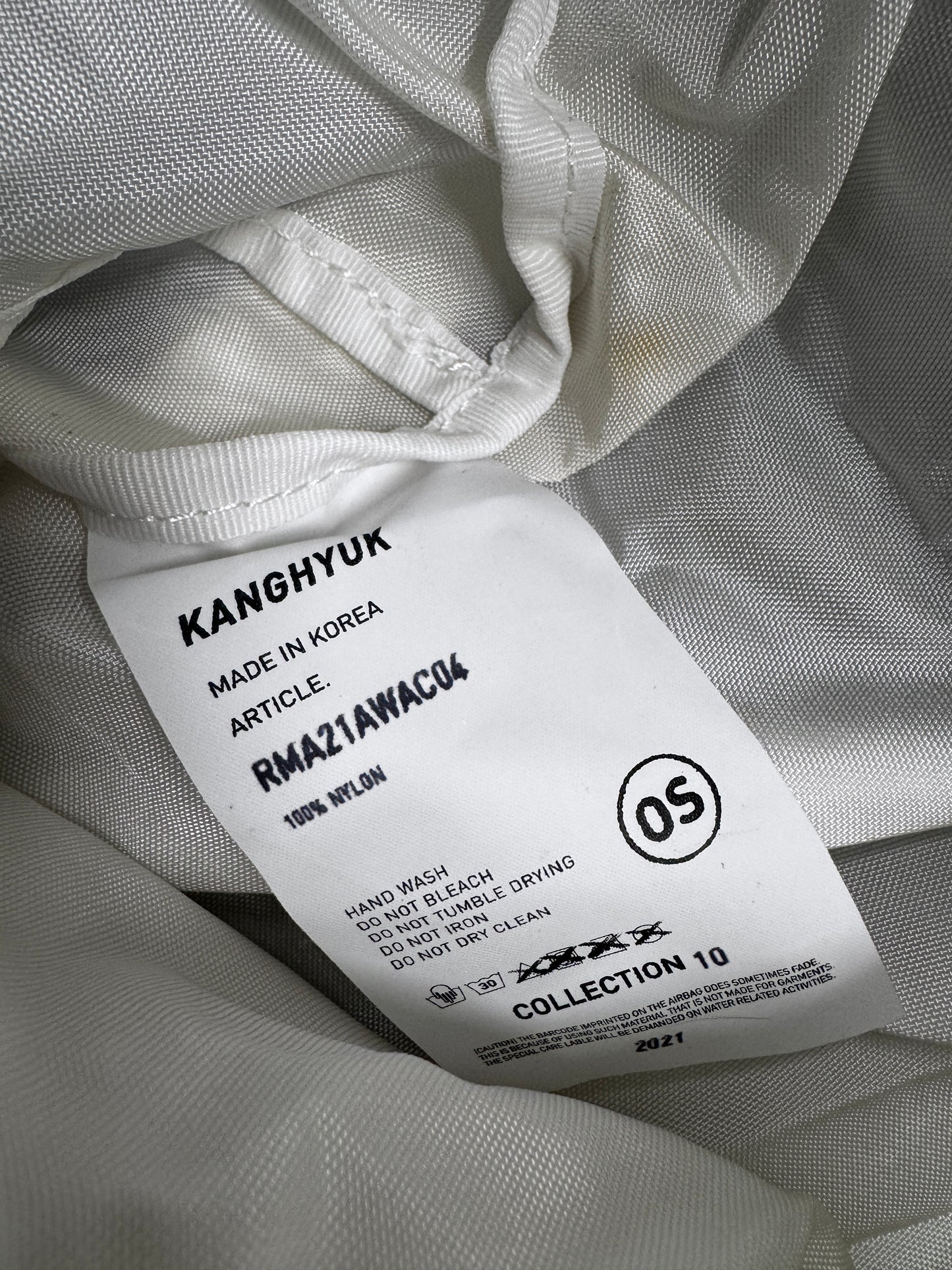 Kanghyuk AW21 Oversized Airbag Backpack