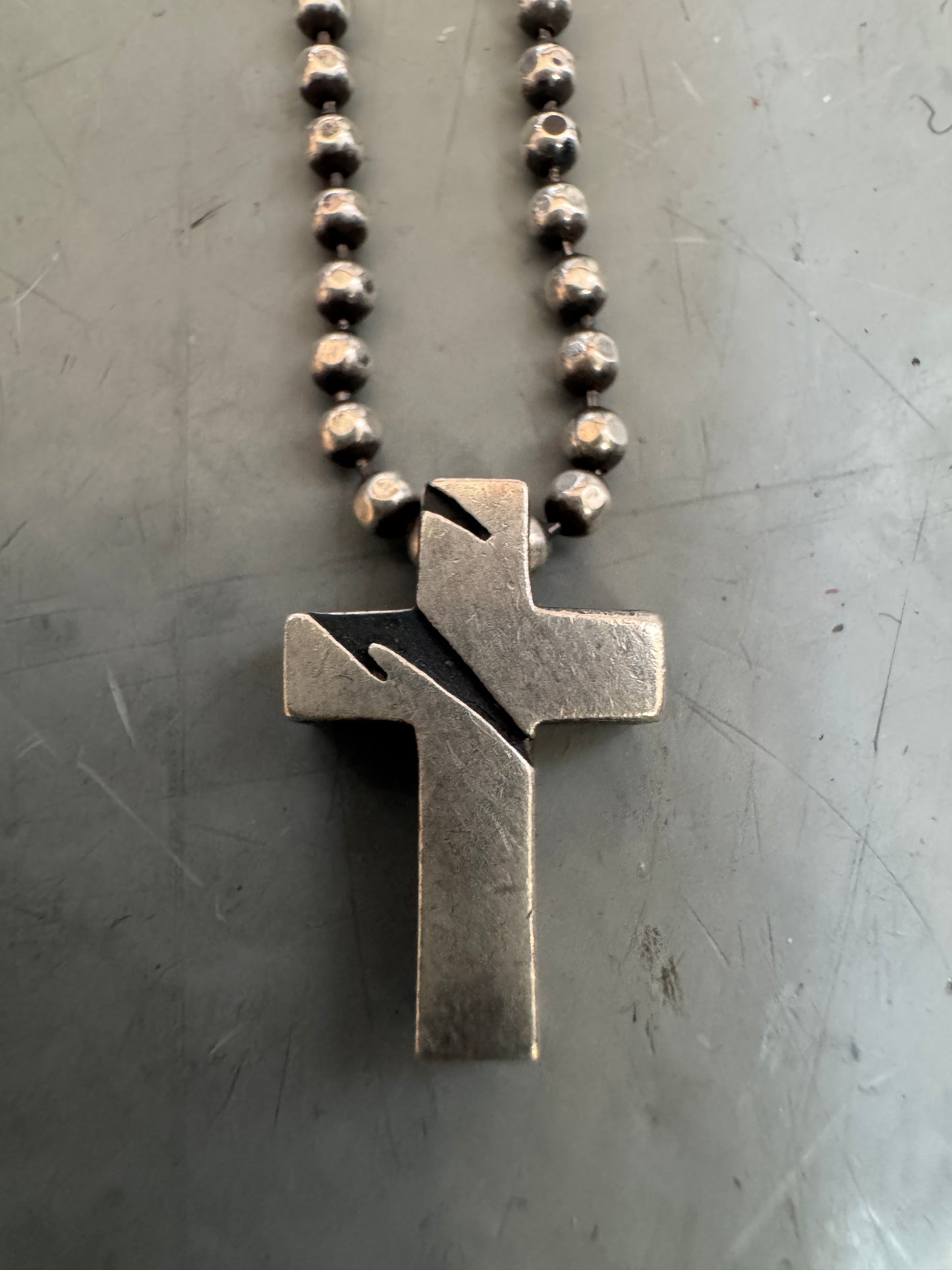 kiryuyrik 925 silver claw cross necklace