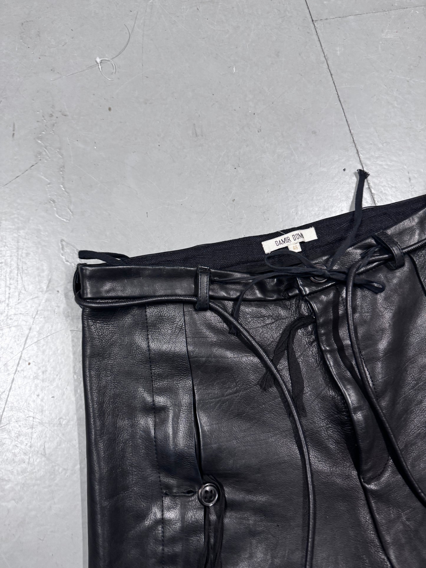 Damir Doma AW09 Layered Leather Trousers