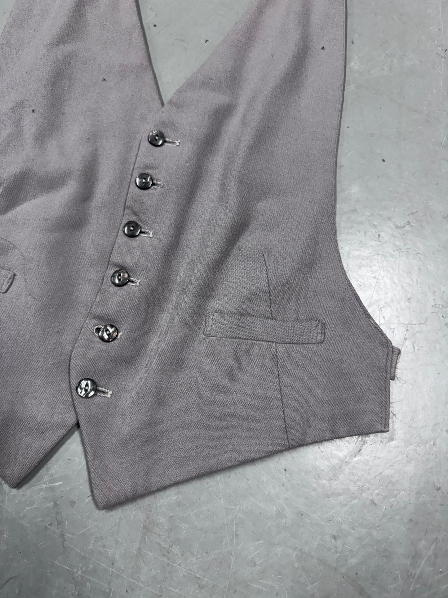 Vintage British Tailoring Backless Waistcoat