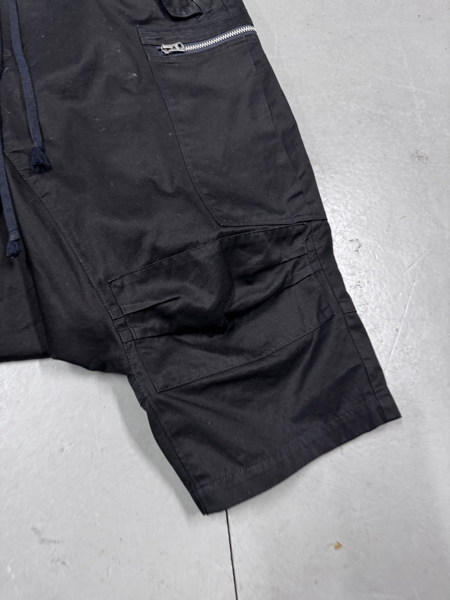 Junya Watanabe Man CDG Drop Crotch Zipper Shorts