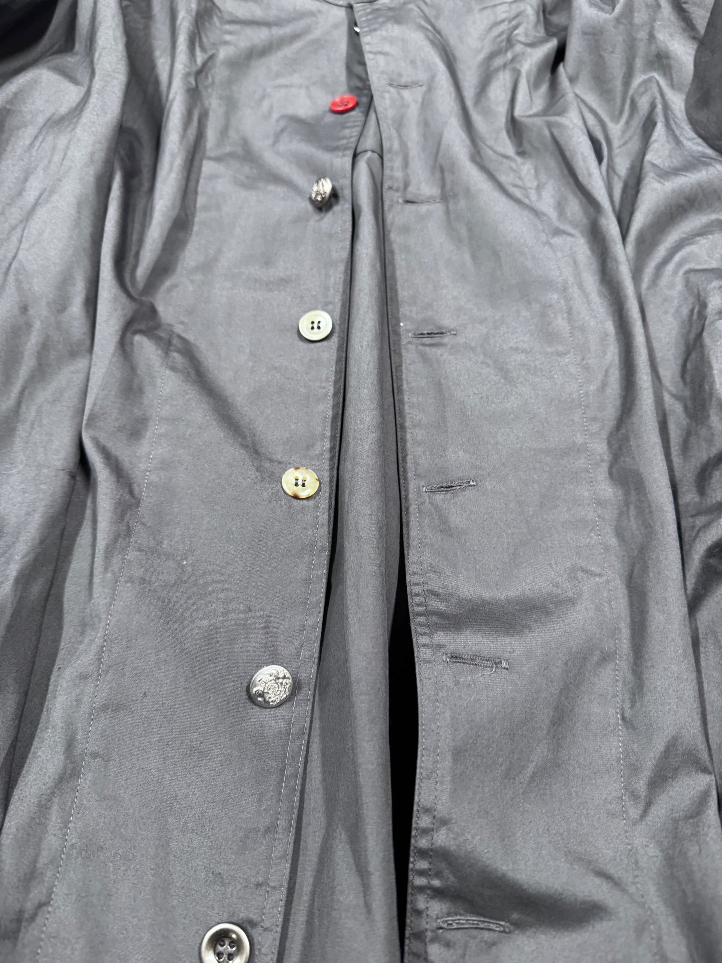 Nemeth Twist Sleeve Mixed Button Shirt