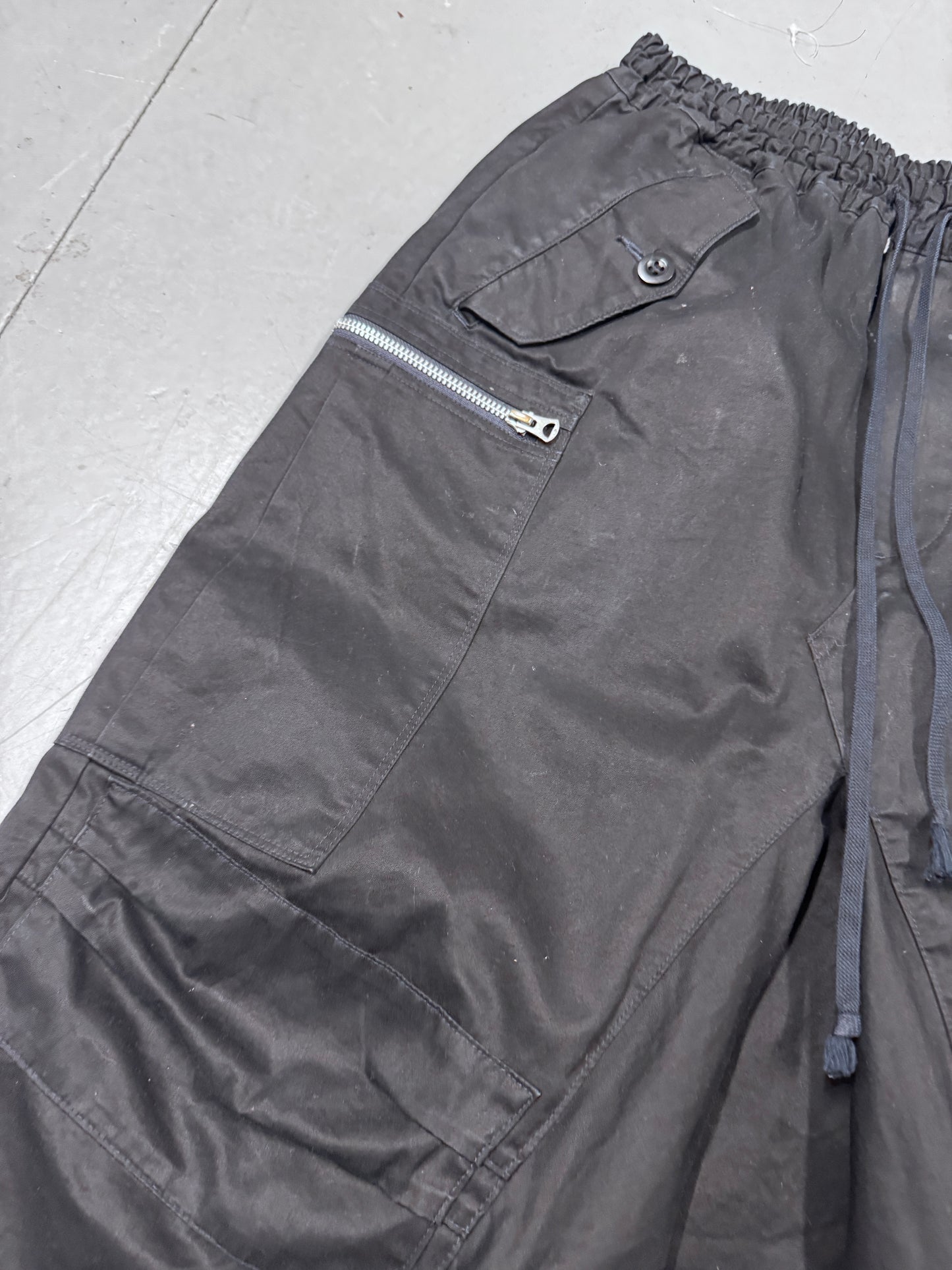 Junya Watanabe Man CDG Drop Crotch Zipper Shorts