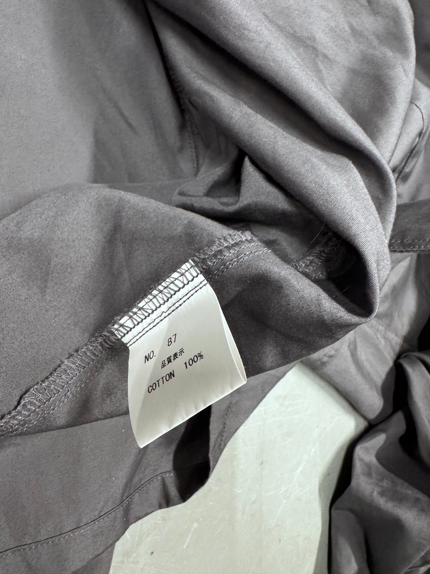 Nemeth Twist Sleeve Mixed Button Shirt