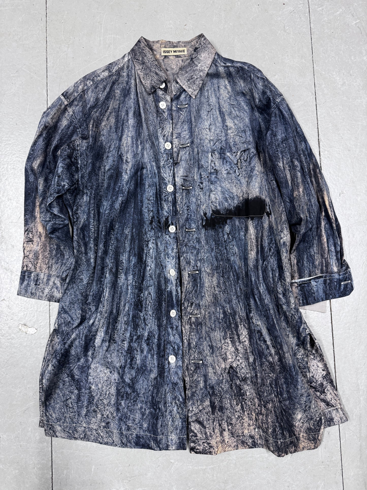 Issey Miyake 90s mix dye shirt