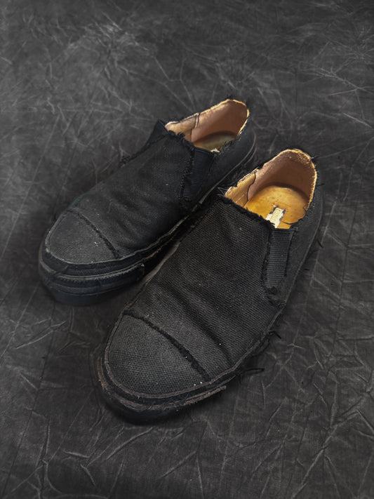 Mihara Yasuhiro Distressed Slip On Shoes