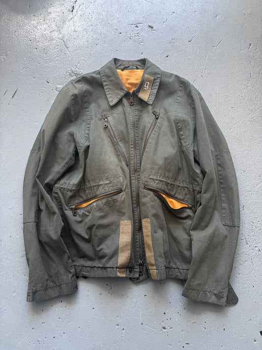 Fake London Genius Zipper Flight Jacket