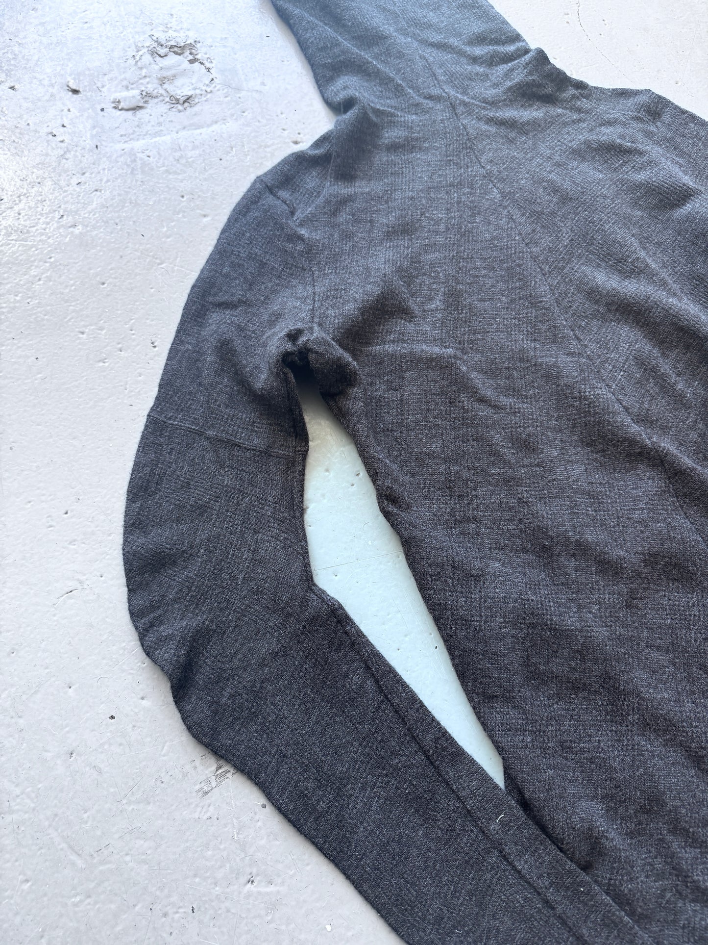 The viridi-anne twist sleeved high neck jumper