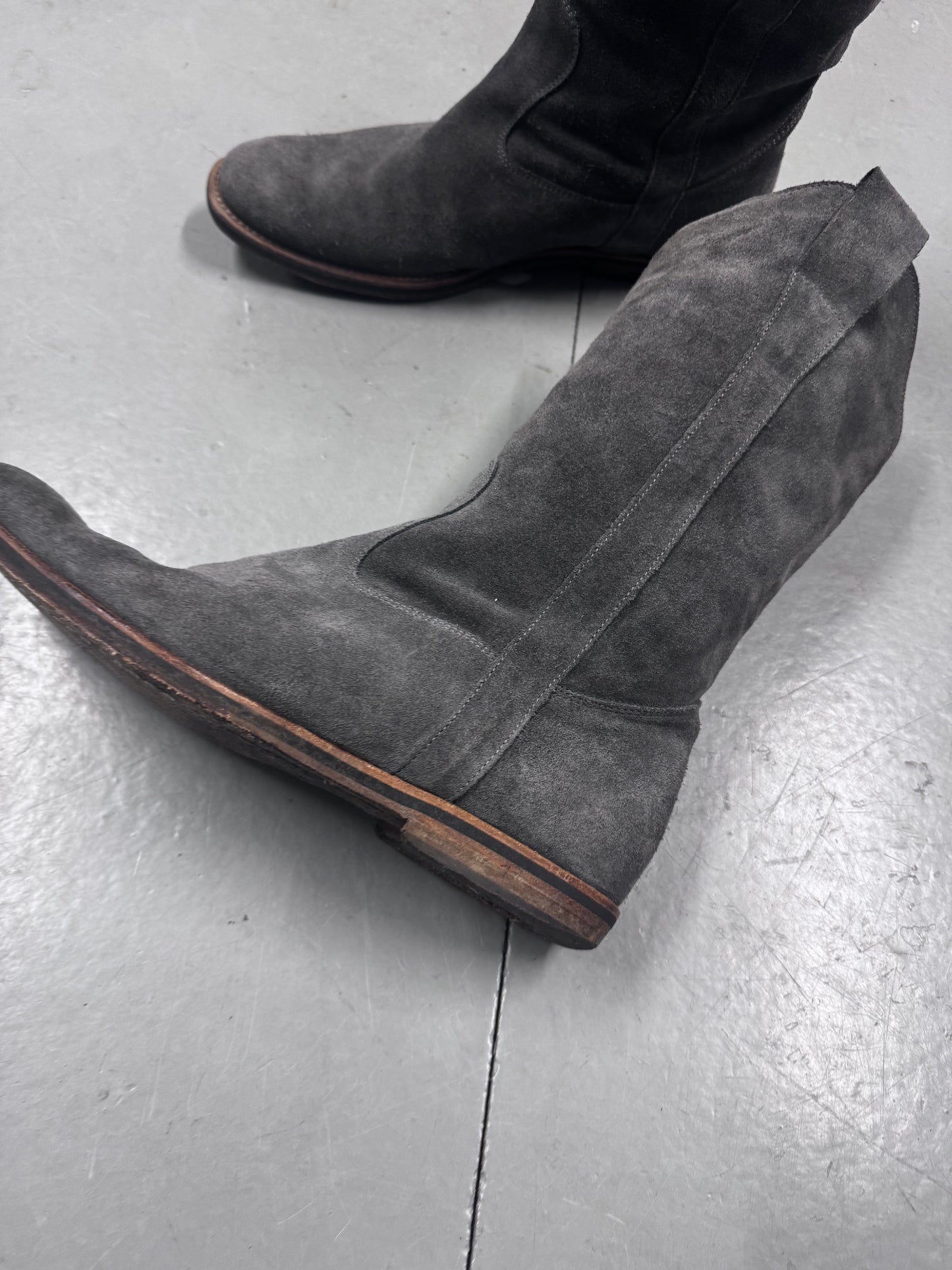 Maison Martin Margiela Suede High Boots