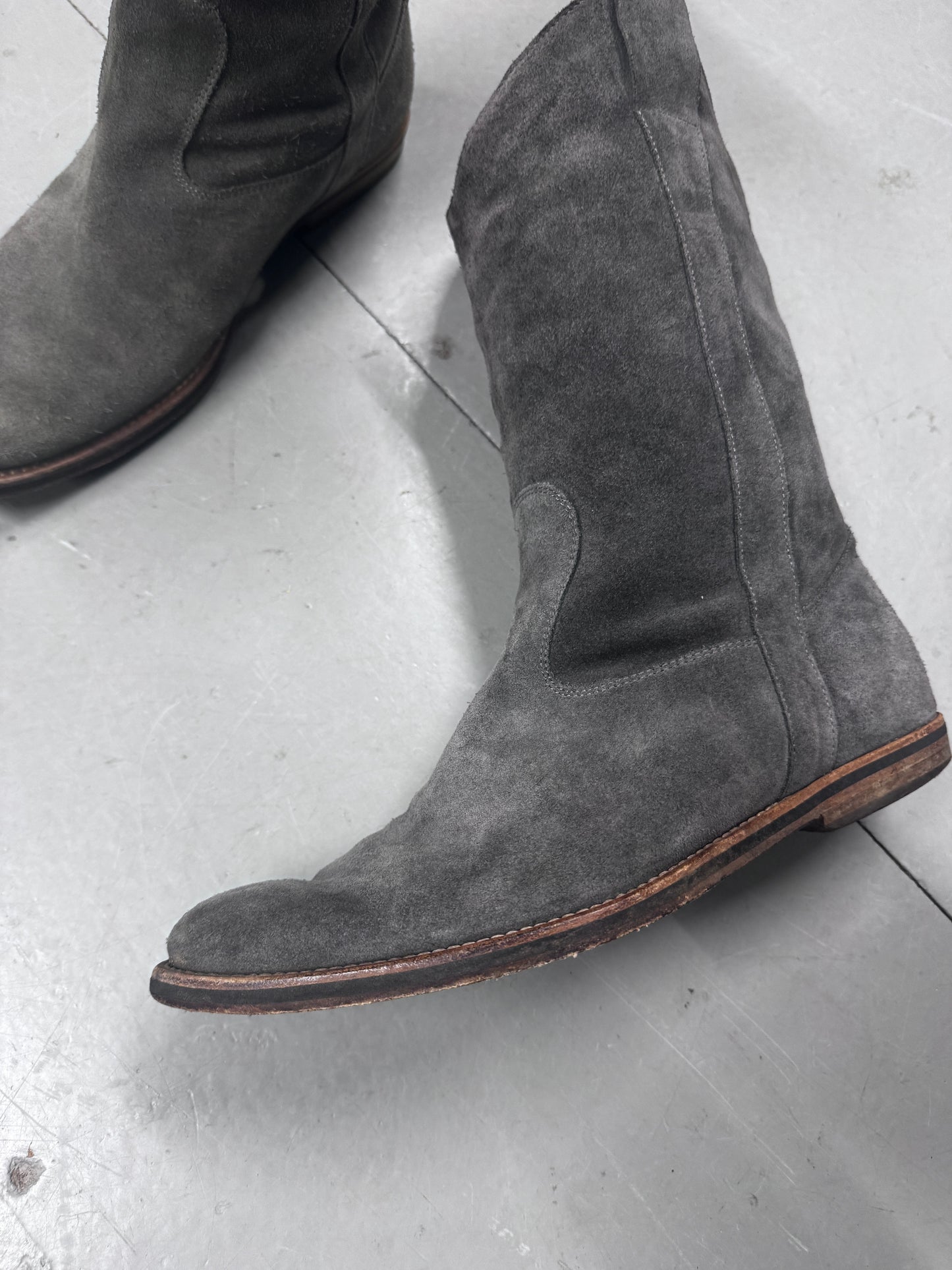 Maison Martin Margiela Suede High Boots
