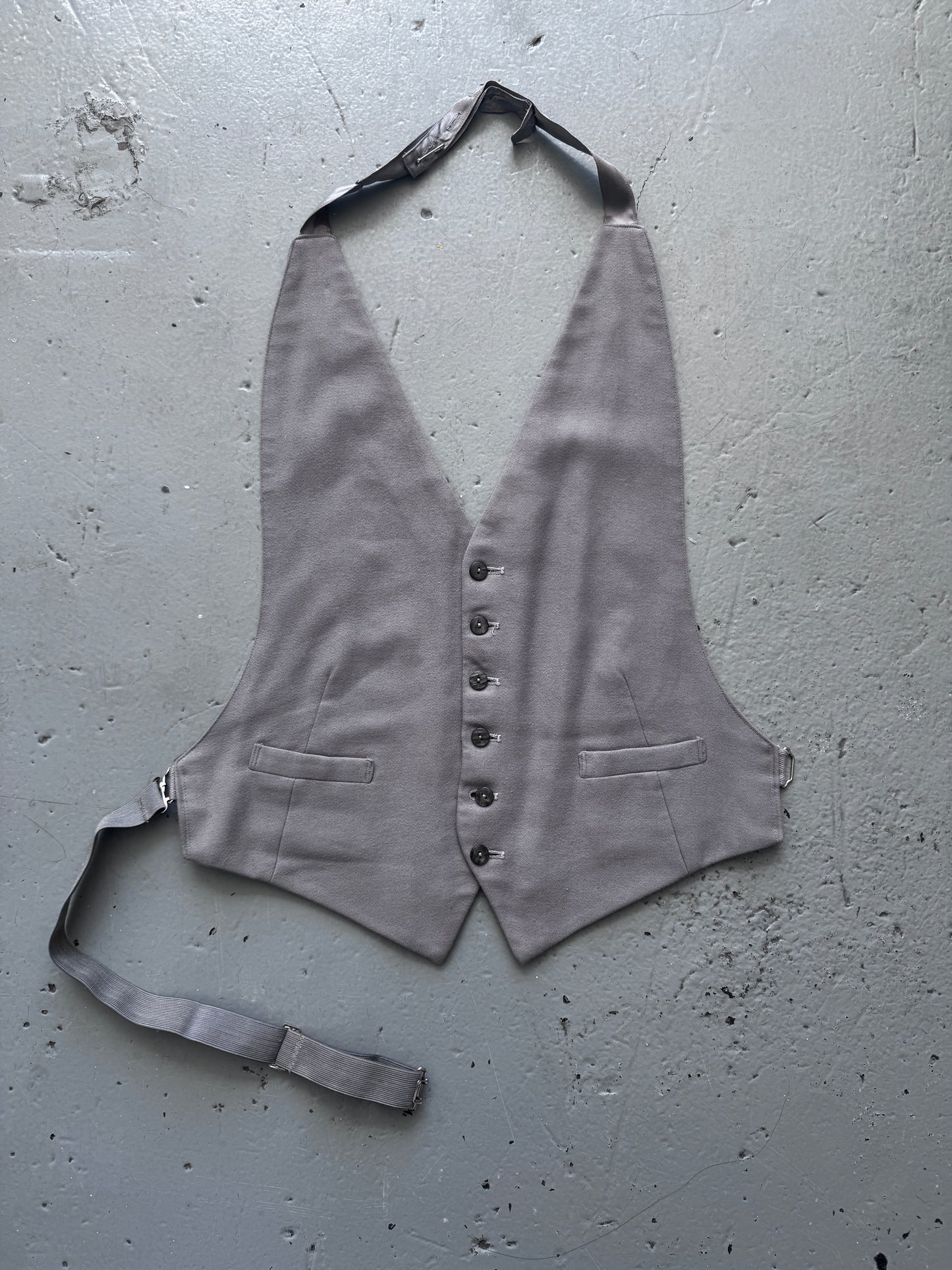 Vintage British Backless Waistcoat