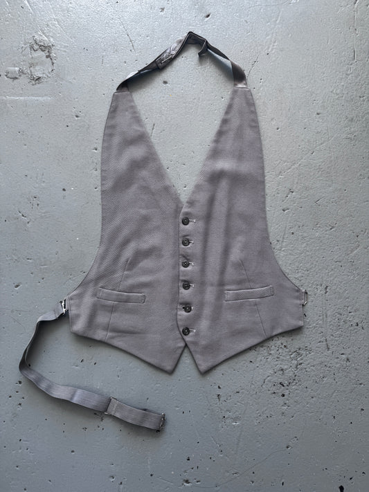Vintage British Backless Waistcoat