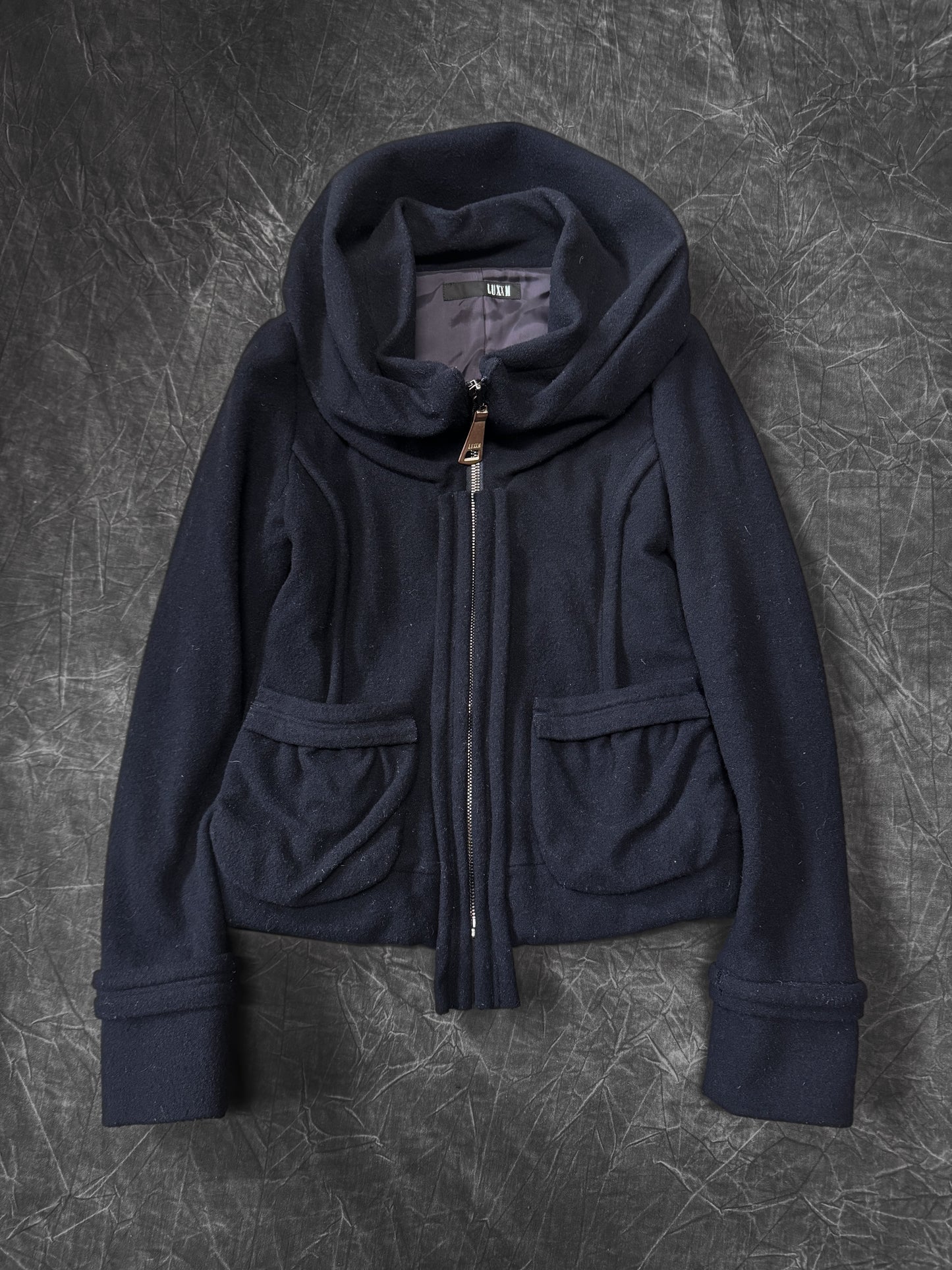 RagM Double Collar Zipper Jacket
