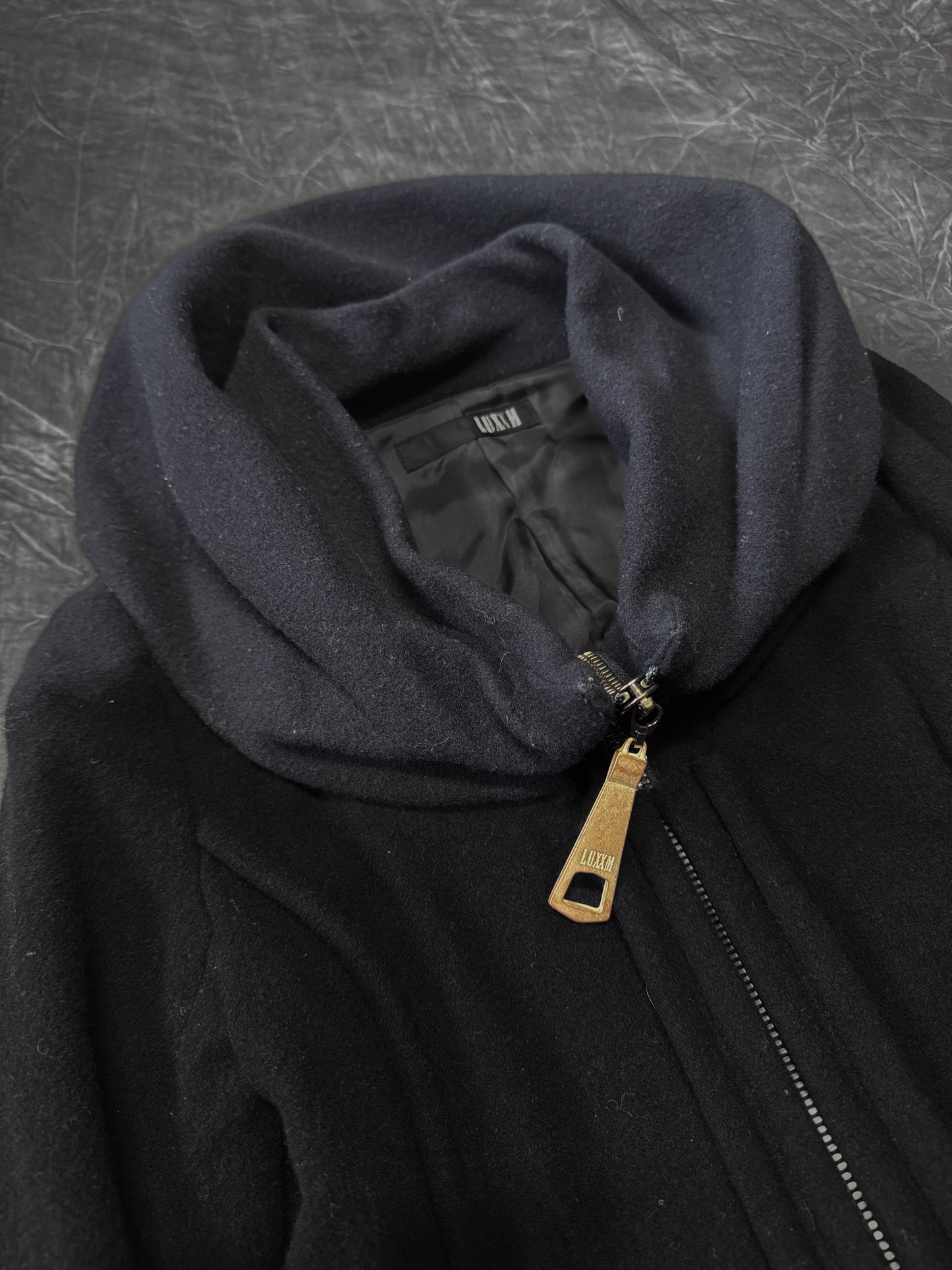 RagM Double Collar Zipper Jacket