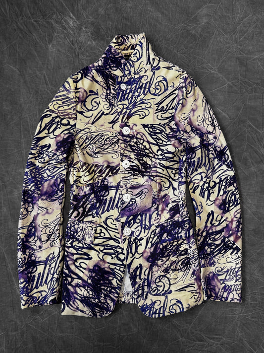 Comme Des Garcons AW15 Tattoo Blazer