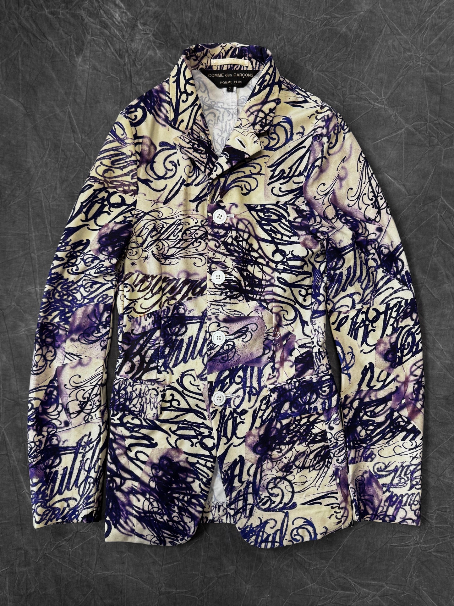 Comme Des Garcons AW15 Tattoo Blazer