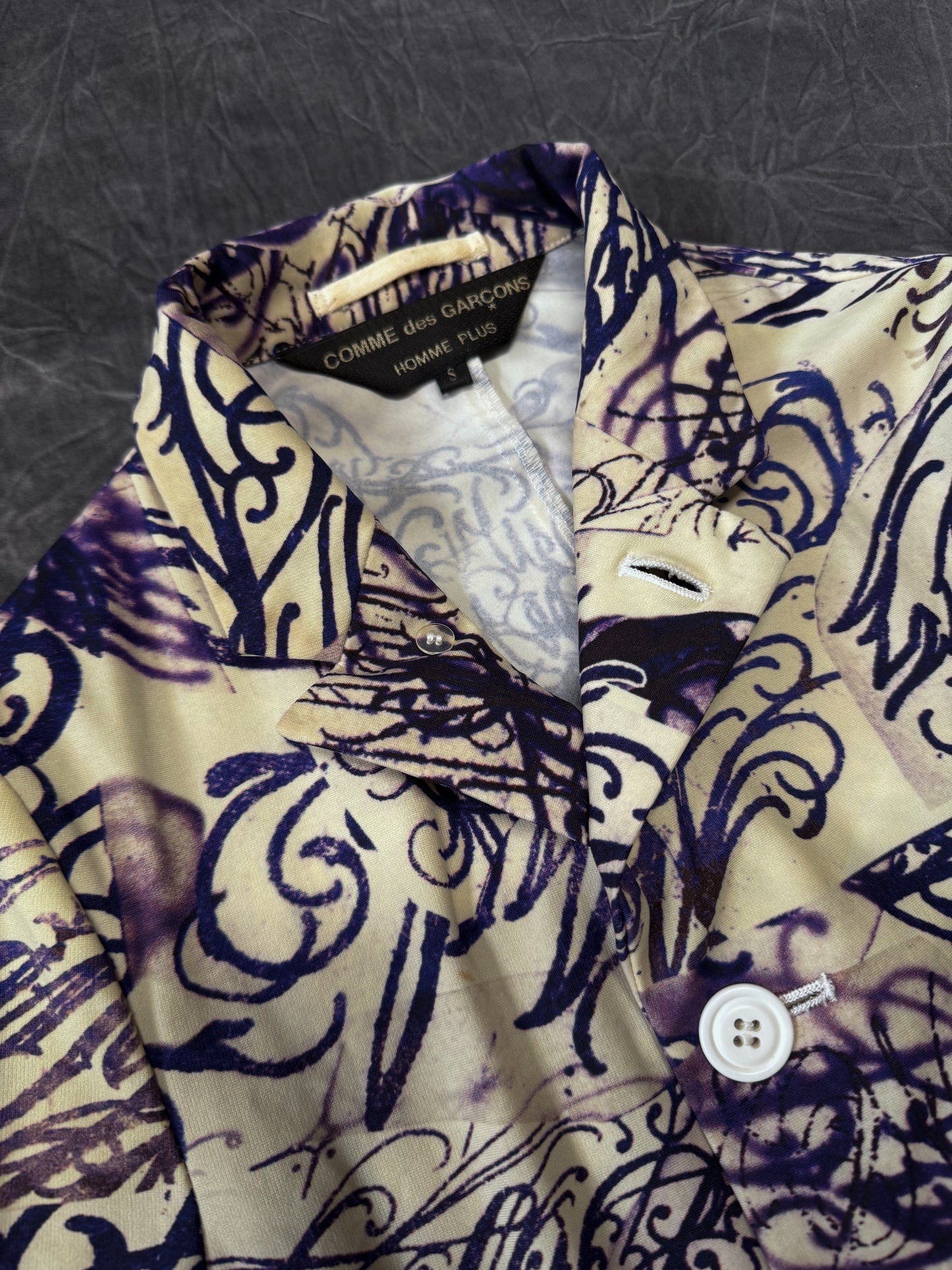 Comme Des Garcons AW15 Tattoo Blazer