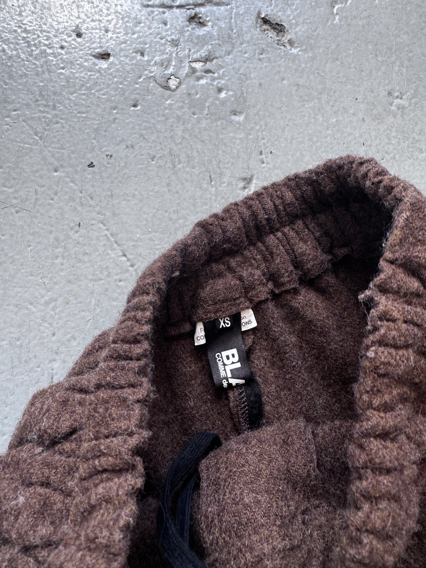Comme Des Garcons Boiled Wool Cargo Balloon