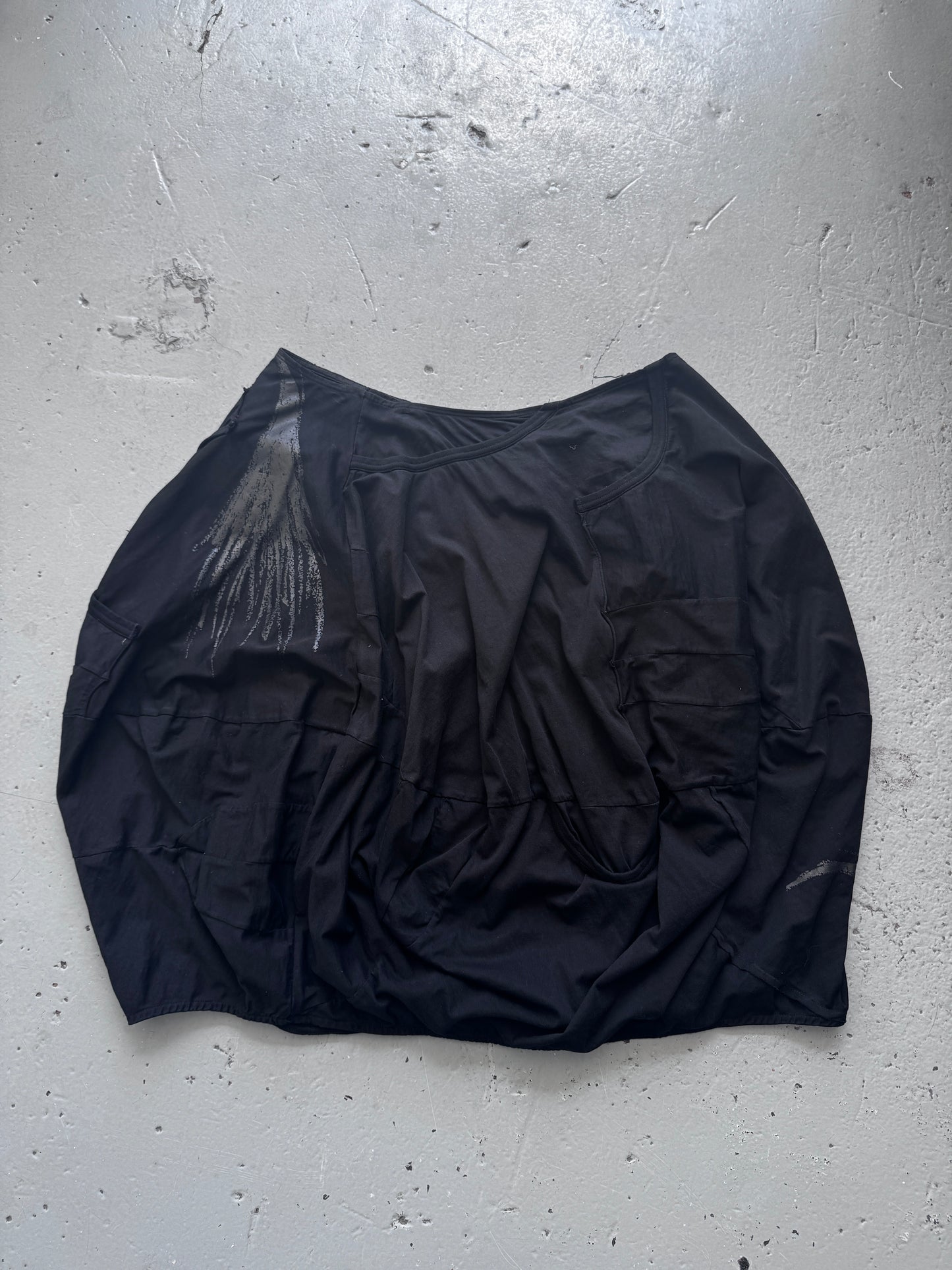 Rundholz Black Paper Doll Reconstructed Skirt