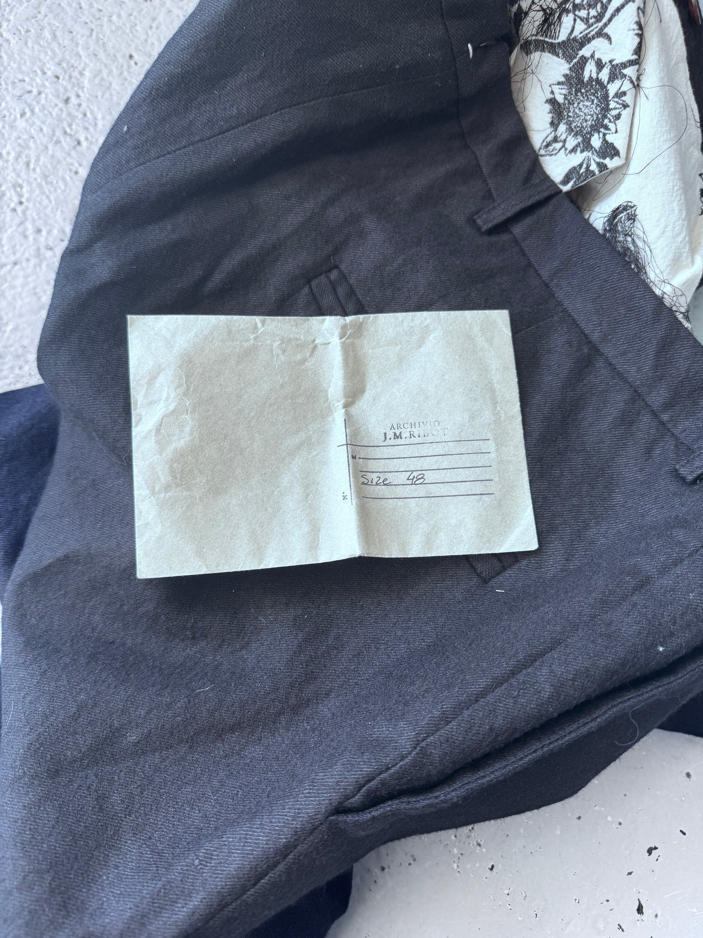 jm archivio ribot wool trouser