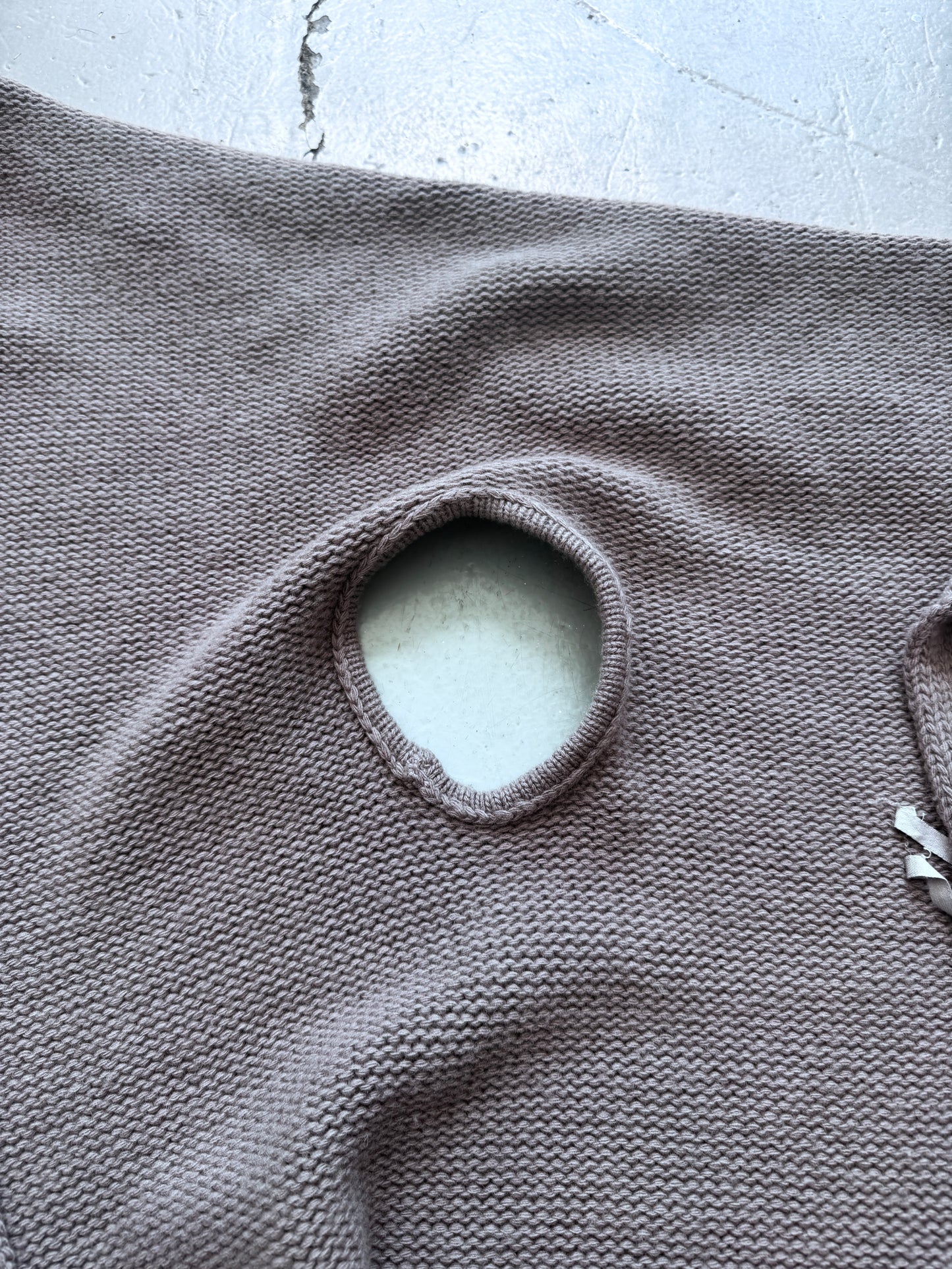 Rick Owens FW04 Queen Shawl Neck Extended Cardigan