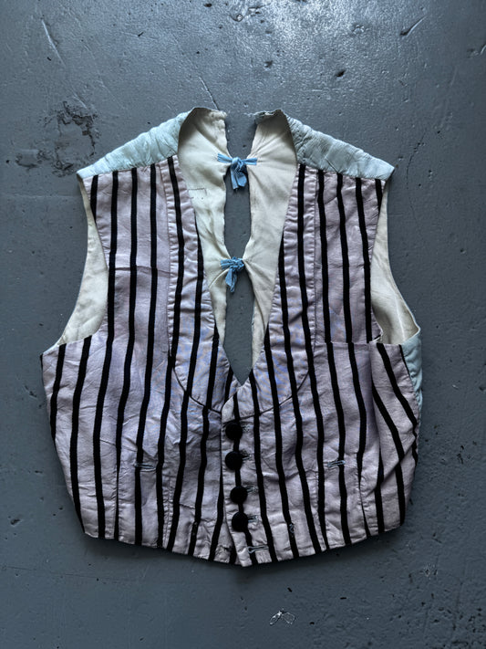 Antique Theatrical Button and Tie Waistcoat