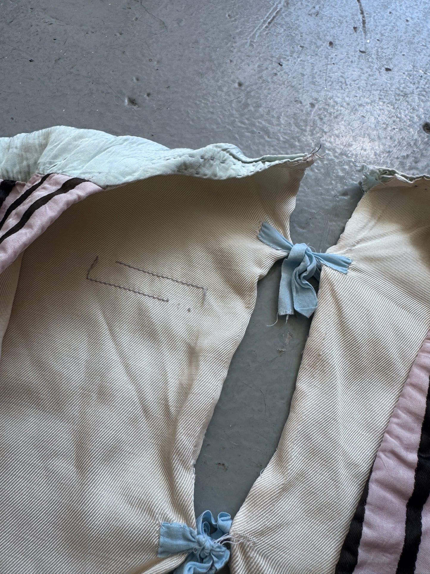 Antique Theatrical Button and Tie Waistcoat