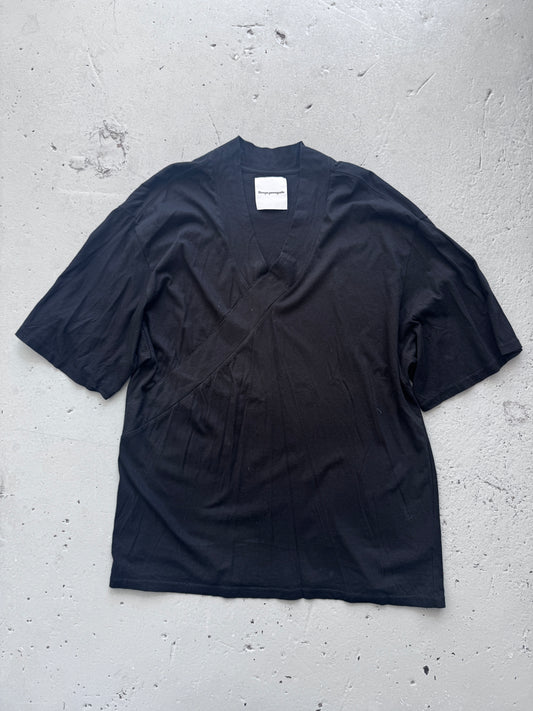 Shinya Yamaguchi Drape Layer Neck Tee