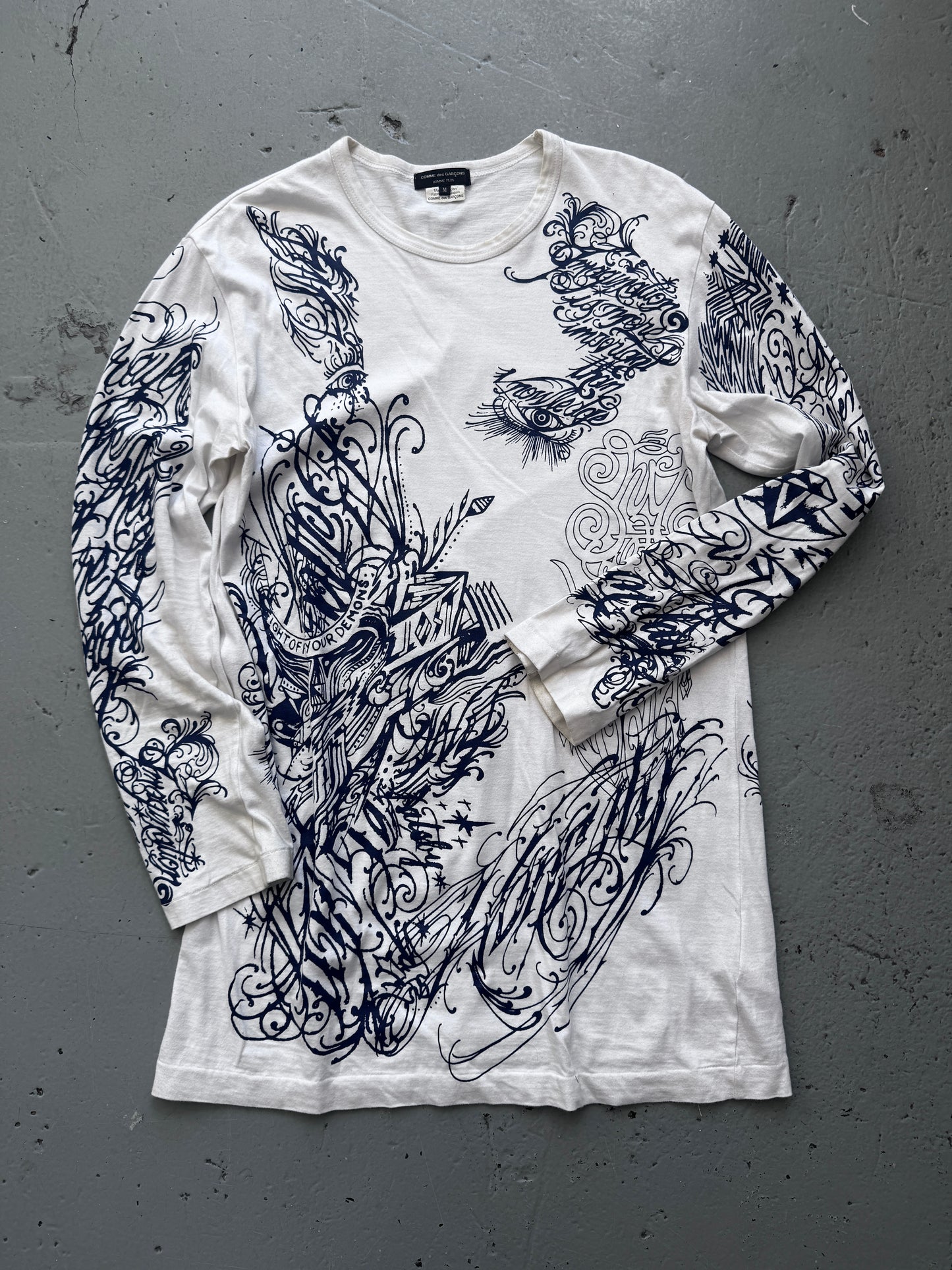 Comme Des Garcons Homme Plus Tattoo Longsleeve