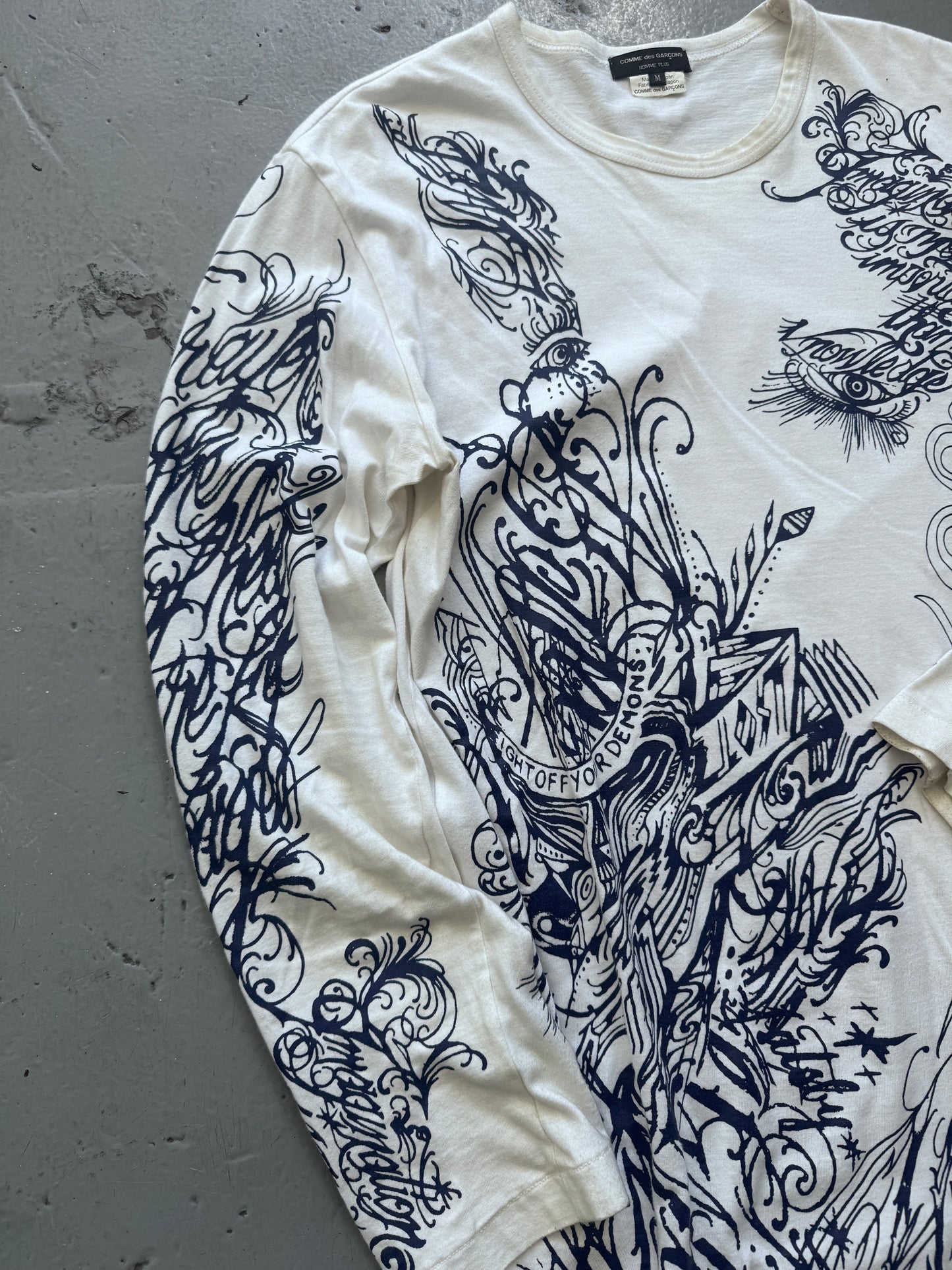 Comme Des Garcons Homme Plus Tattoo Longsleeve