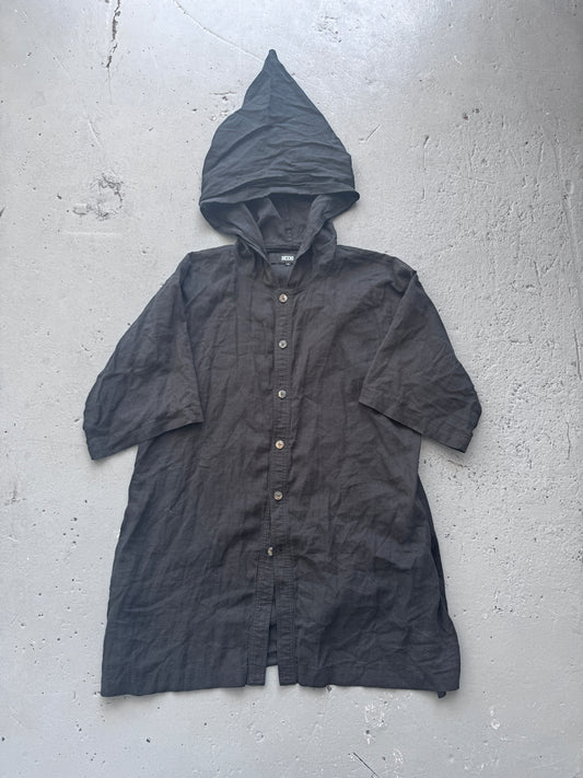 KTZ Point Hood Linen Witch Shirt