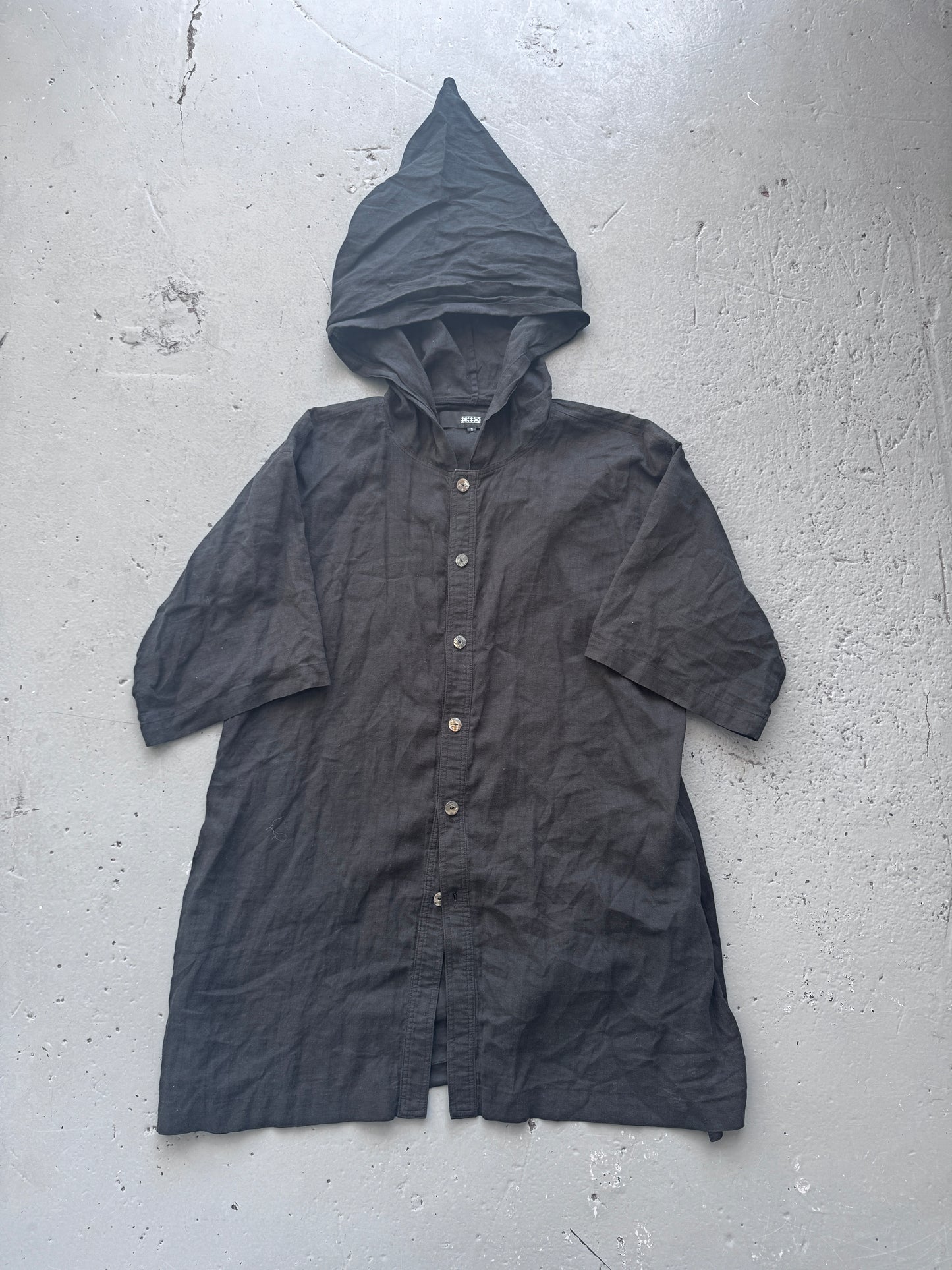 KTZ Point Hood Linen Witch Shirt