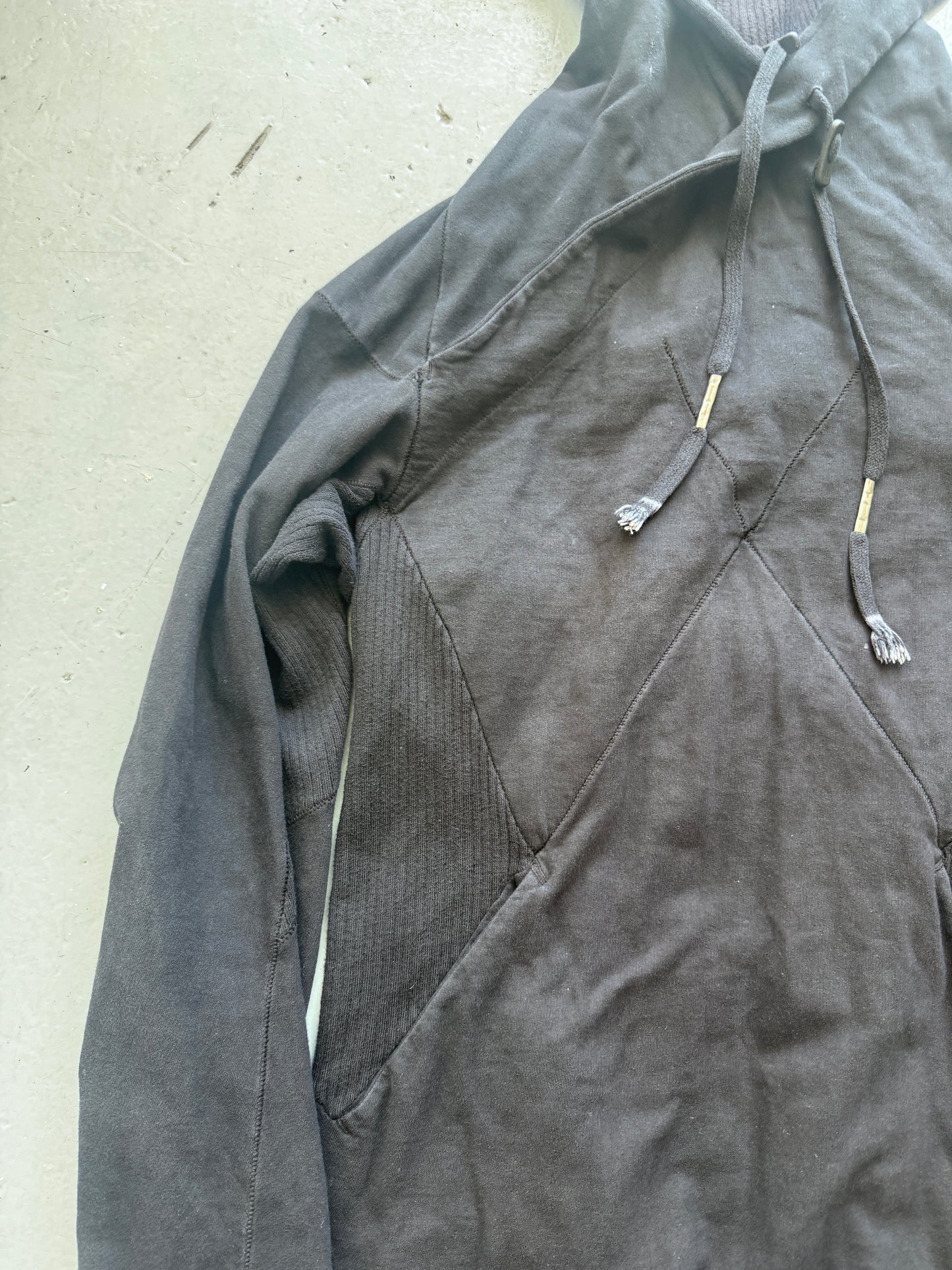 Boris Bidjan Saberi Fold Neck Hoodie