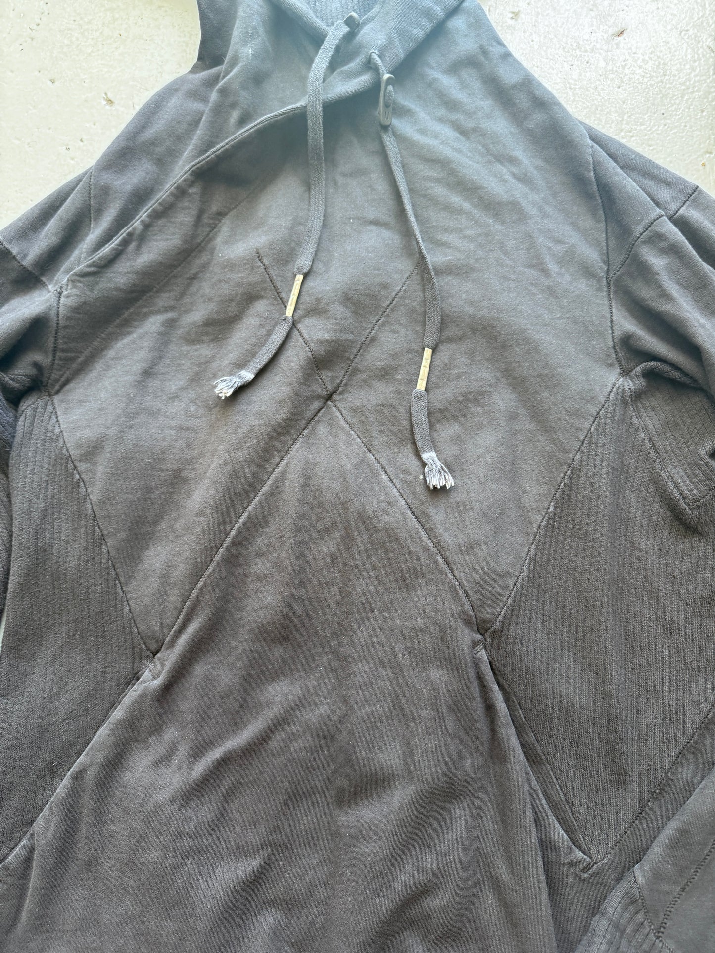Boris Bidjan Saberi Fold Neck Hoodie