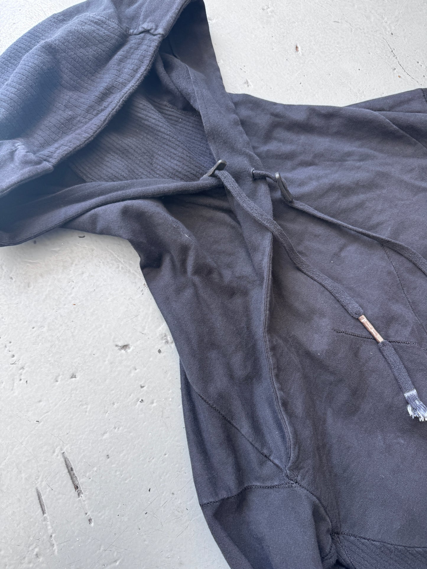 Boris Bidjan Saberi Fold Neck Hoodie