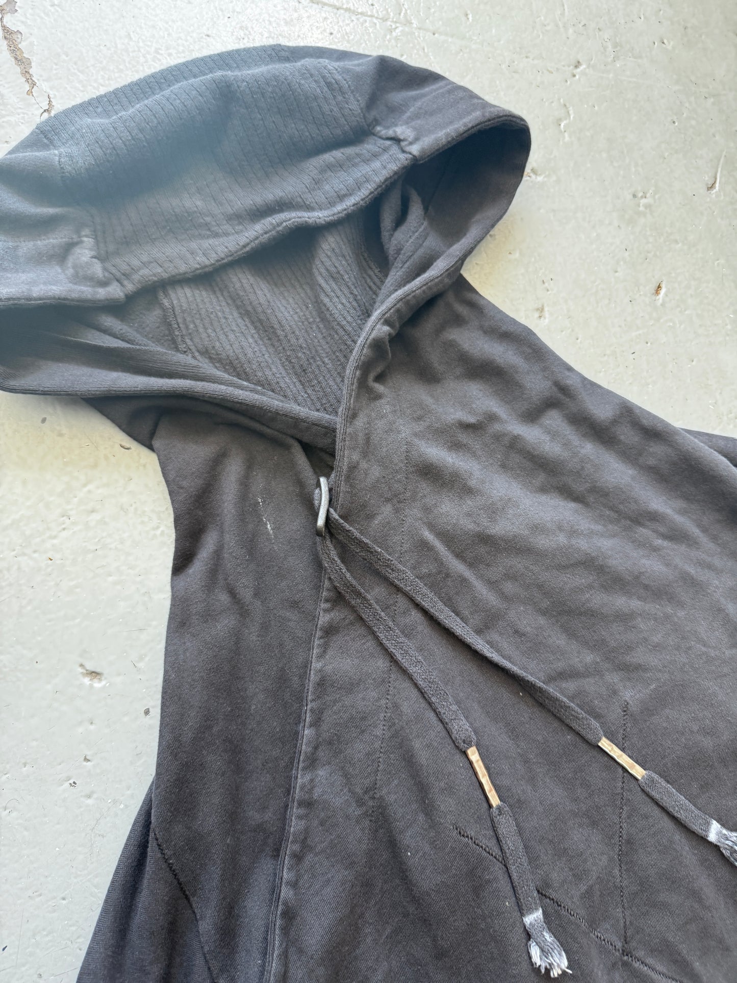 Boris Bidjan Saberi Fold Neck Hoodie