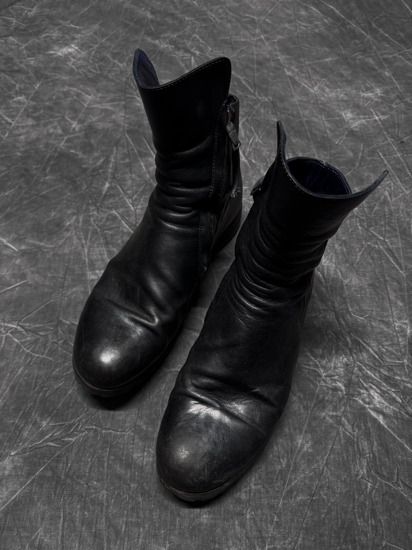 Boris Bidjan Saberi Horse Leather Overdye Boot 1