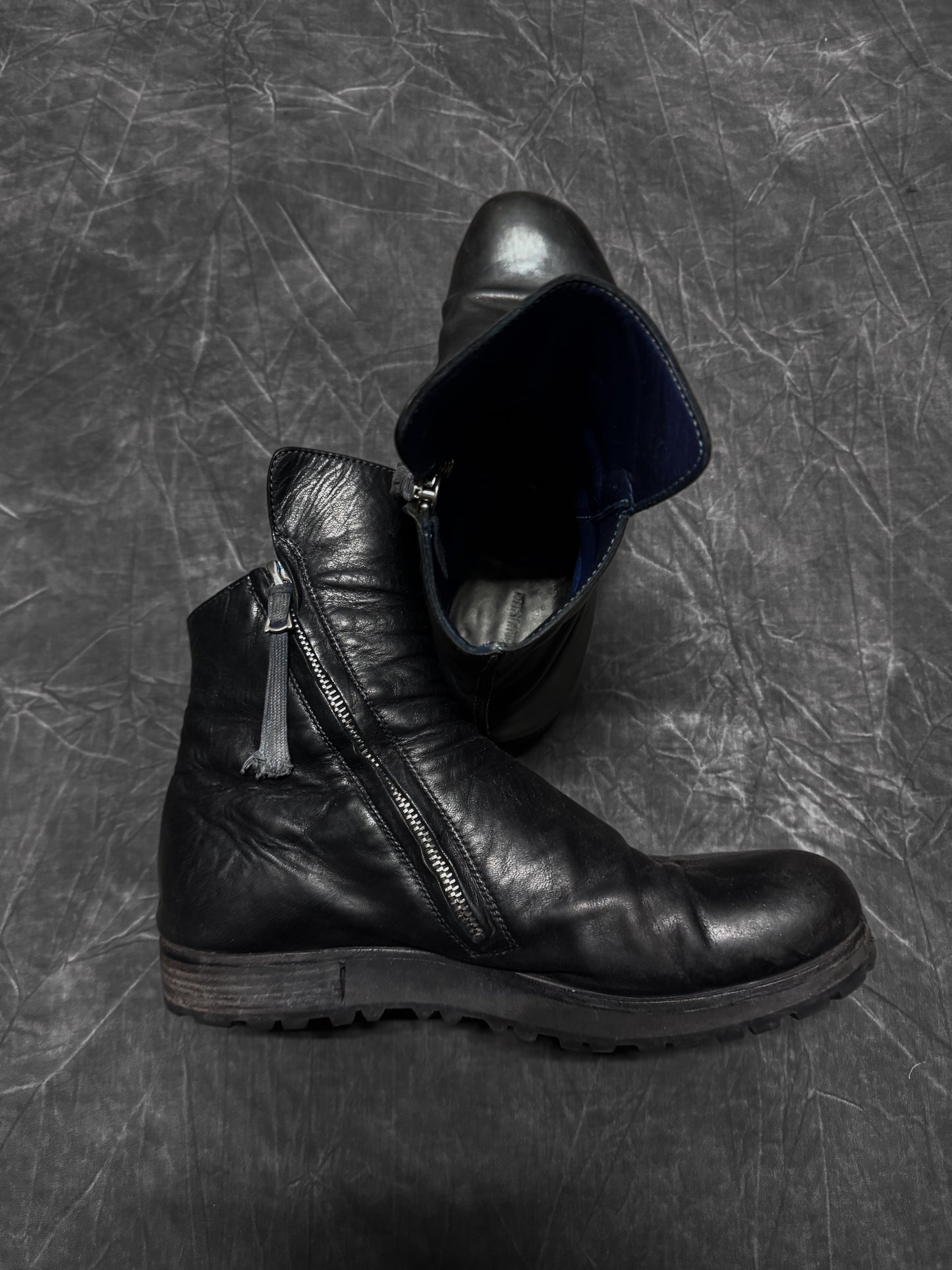 Boris Bidjan Saberi Horse Leather Overdye Boot 1